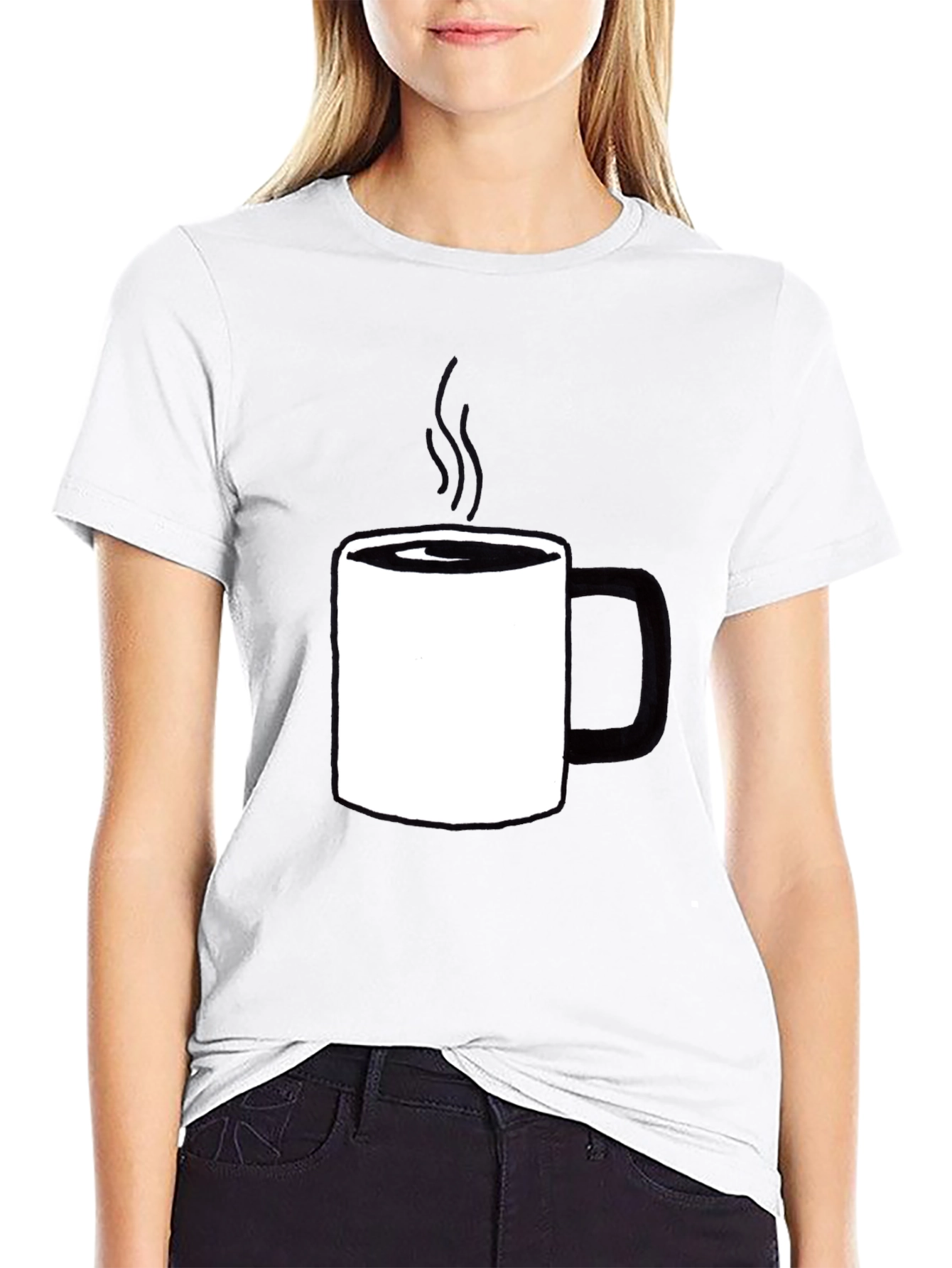 Coffee Mug Graphic Tee - Casual Comfort