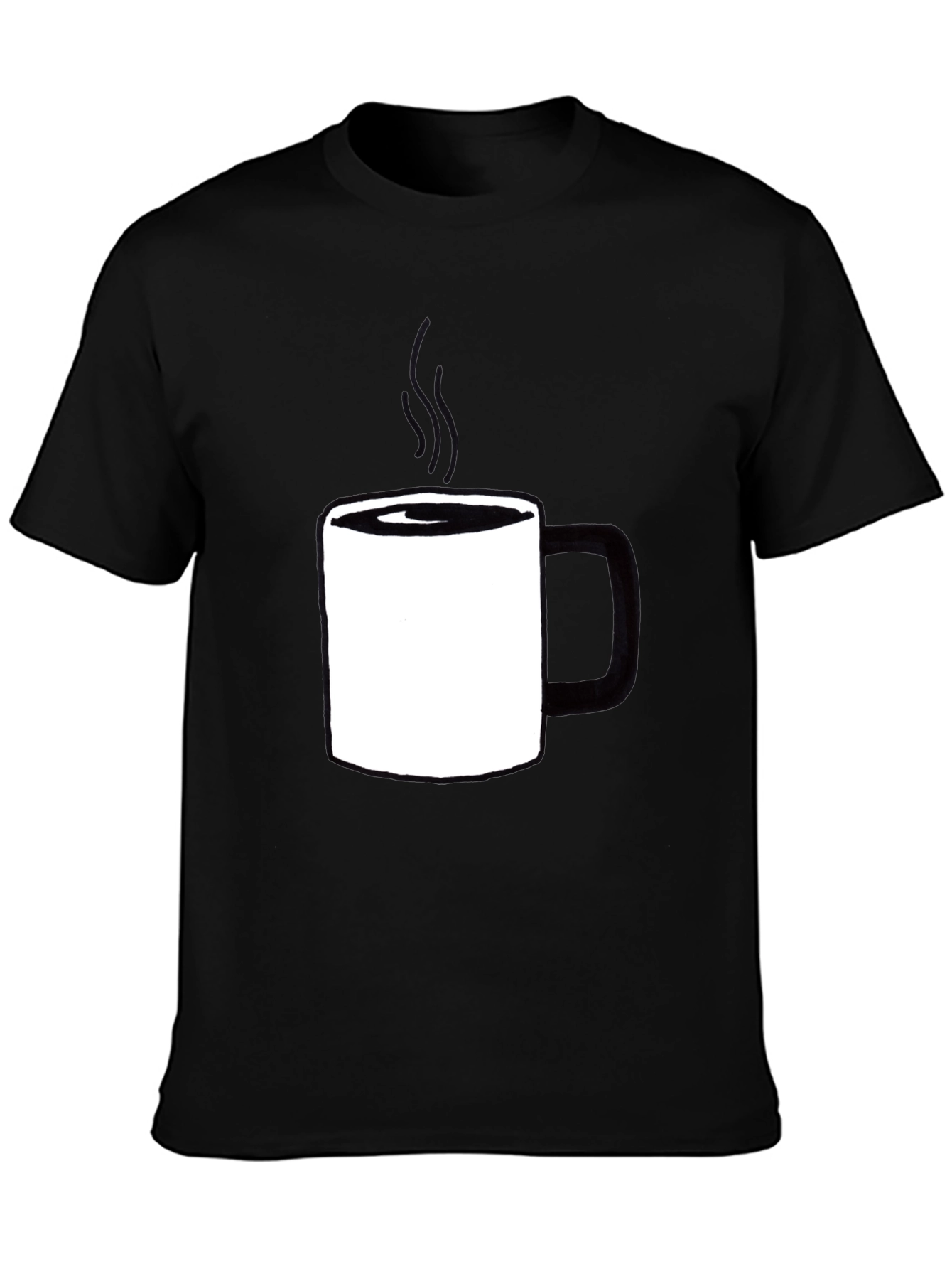 Coffee Mug Graphic Tee - Casual Comfort
