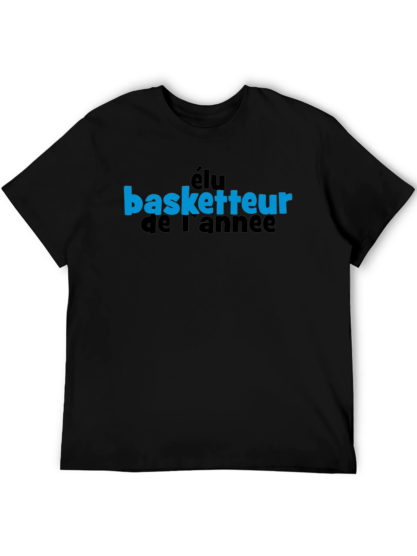 Élu Basketteur T-Shirt - Black Graphic Tee