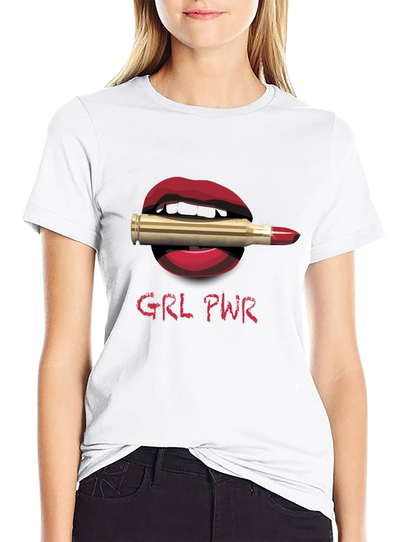 GRL PWR Graphic Tee - Edgy Feminist Fashion