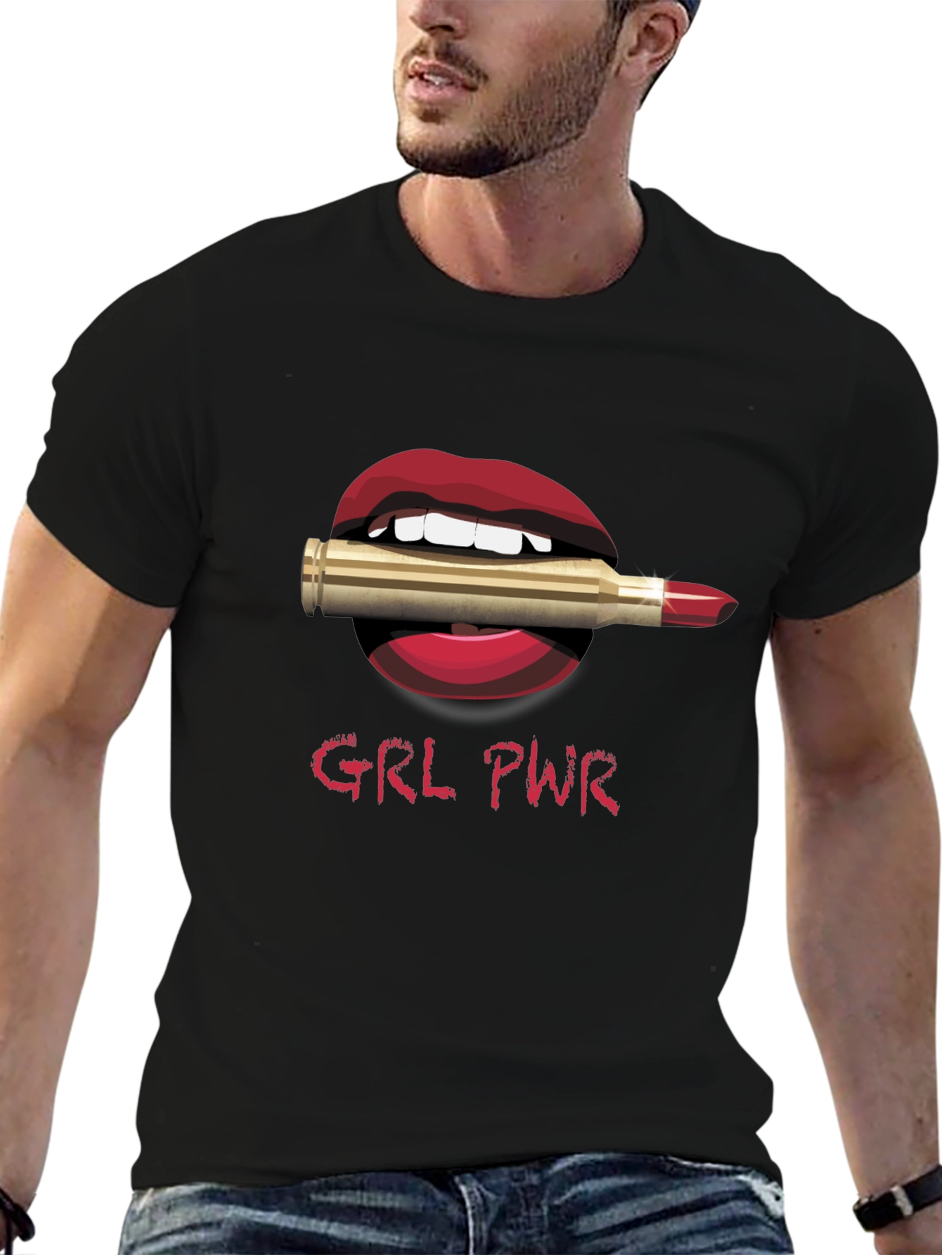 GRL PWR Graphic Tee - Edgy Feminist Fashion