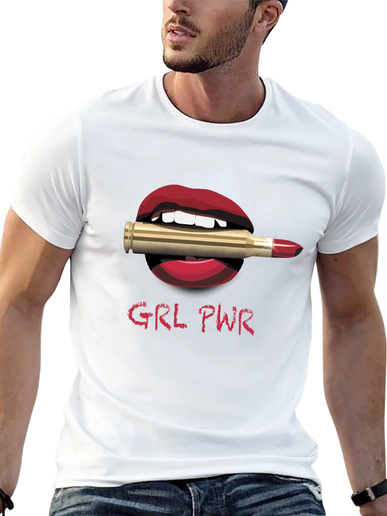 GRL PWR Graphic Tee - Edgy Feminist Fashion