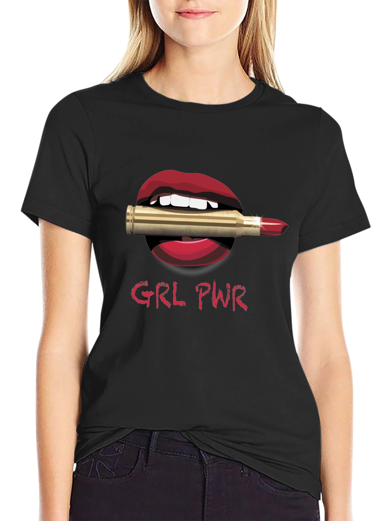 GRL PWR Graphic Tee - Edgy Feminist Fashion