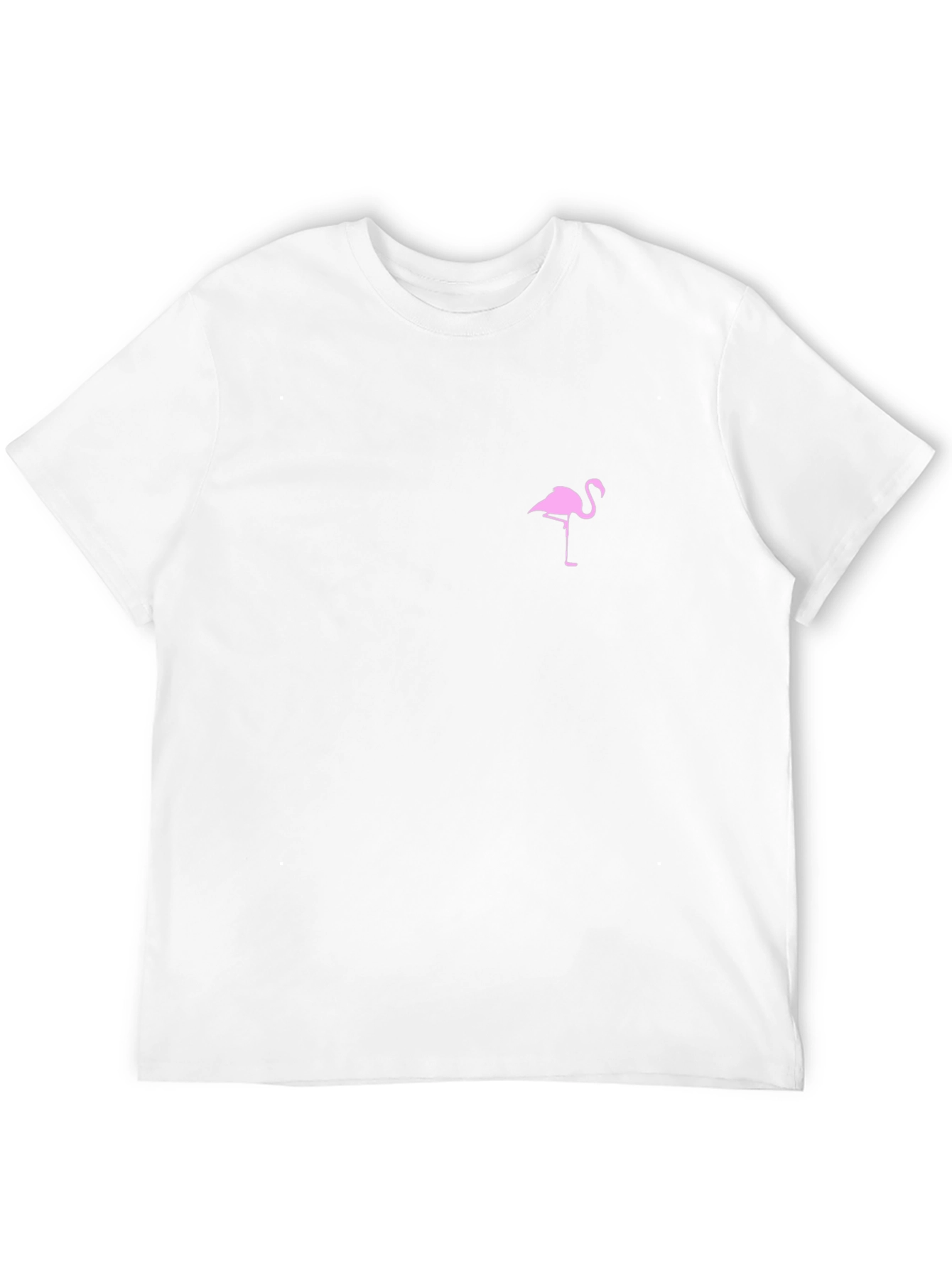 Mens Black Flamingo Graphic T-Shirt