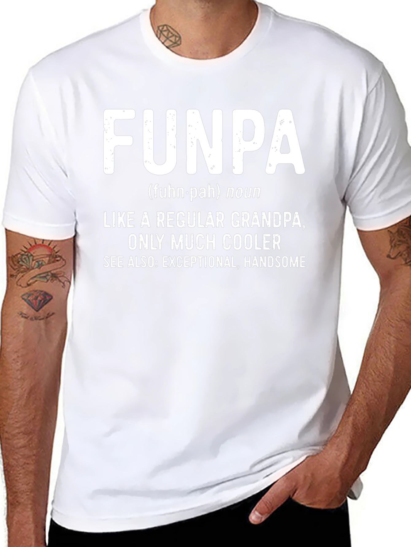Funpa: Like a Regular Grandpa Only Much Cooler T-Shirt
