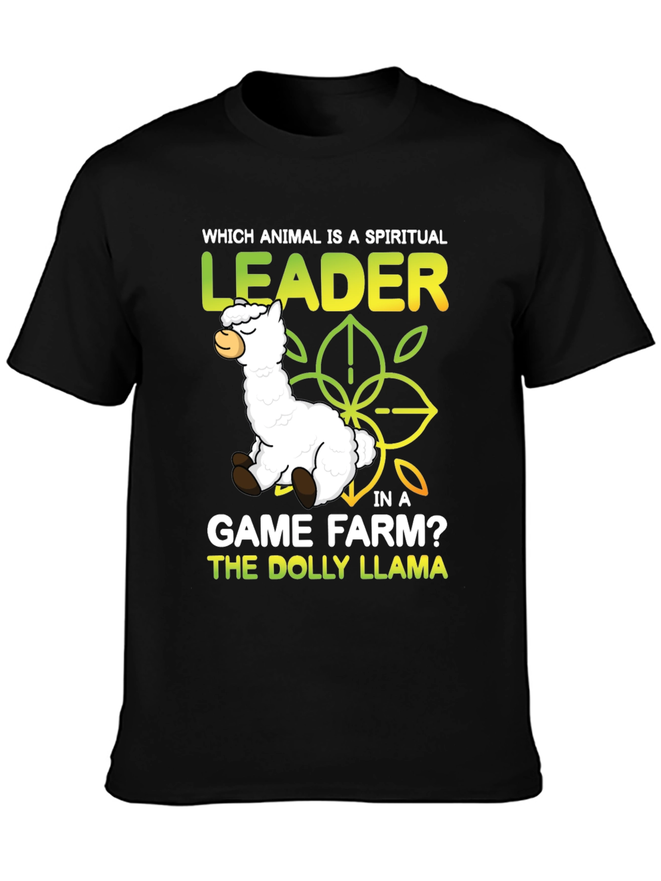 Dolly Llama Funny Graphic T-Shirt