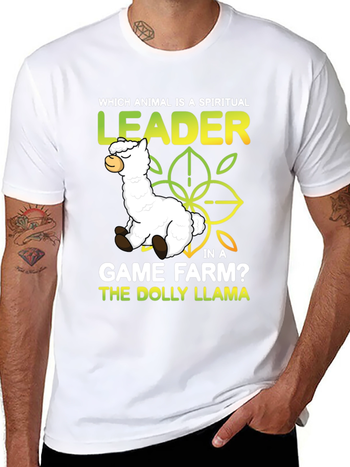Dolly Llama Funny Graphic T-Shirt