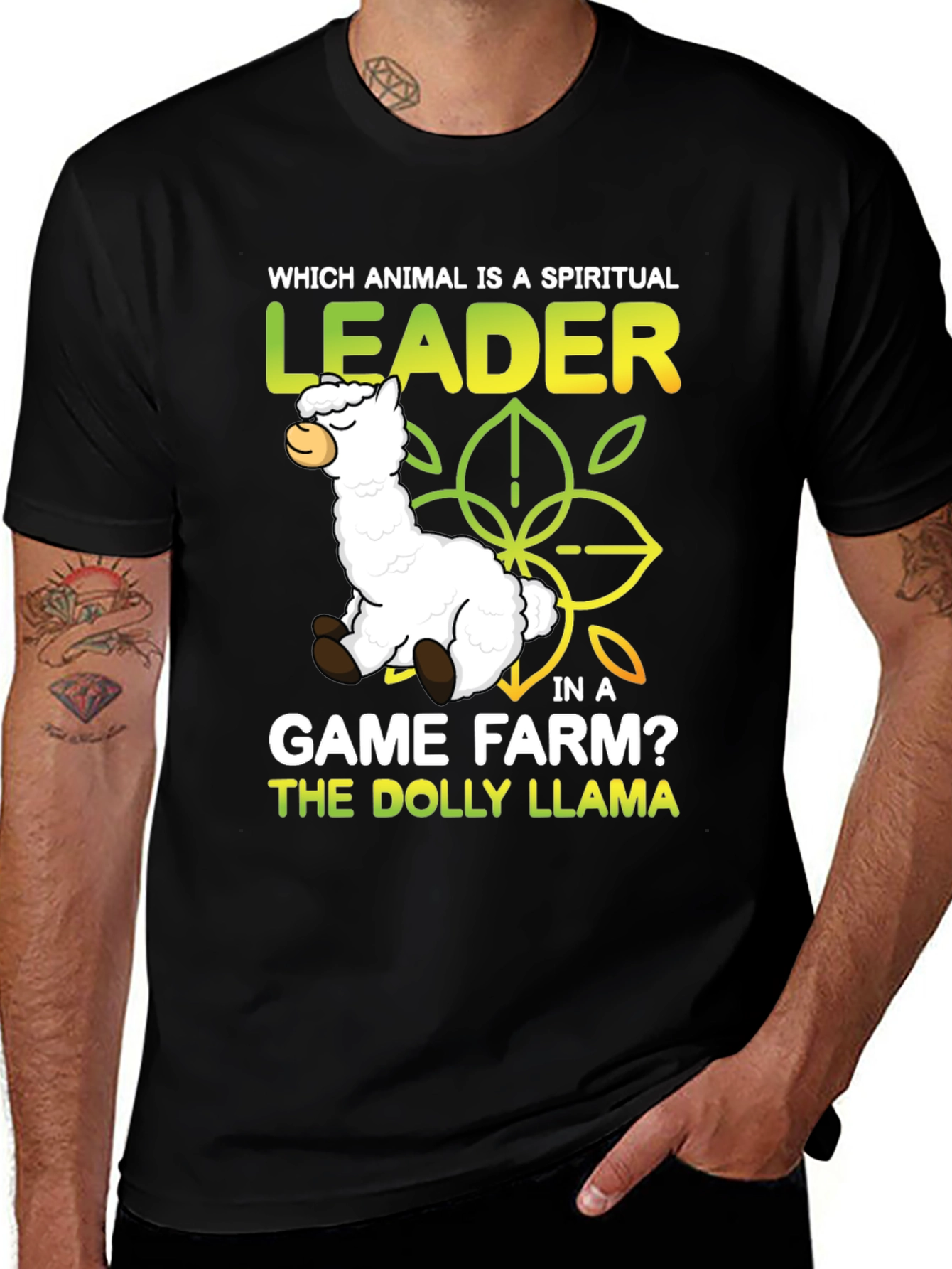 Dolly Llama Funny Graphic T-Shirt