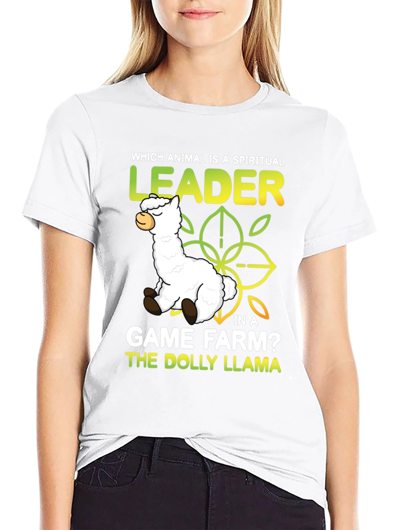 Dolly Llama Funny Graphic T-Shirt