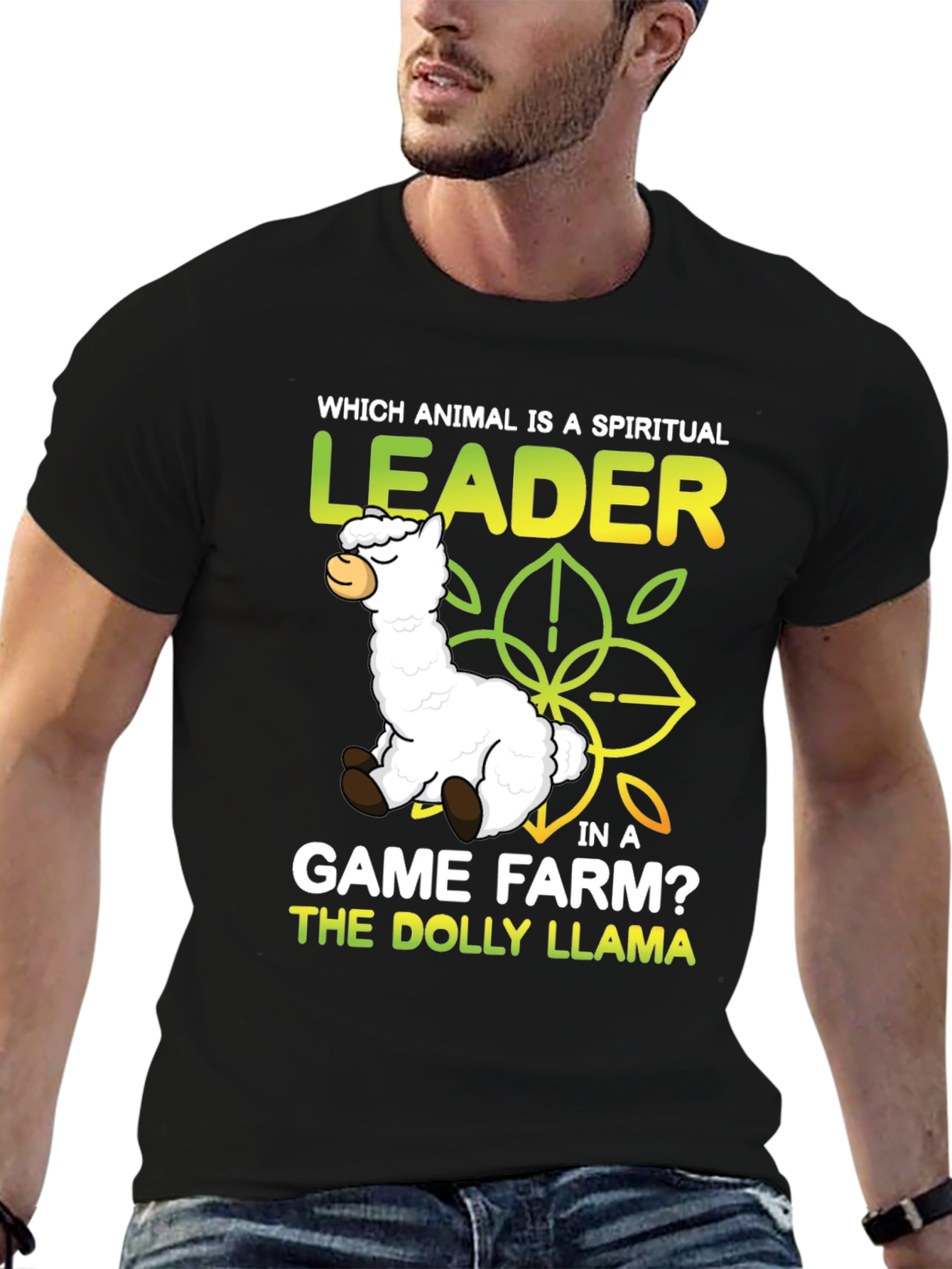 Dolly Llama Funny Graphic T-Shirt