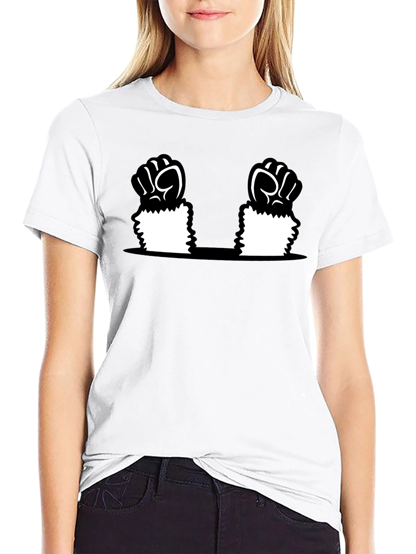Funny Cartoon Hand T-Shirt