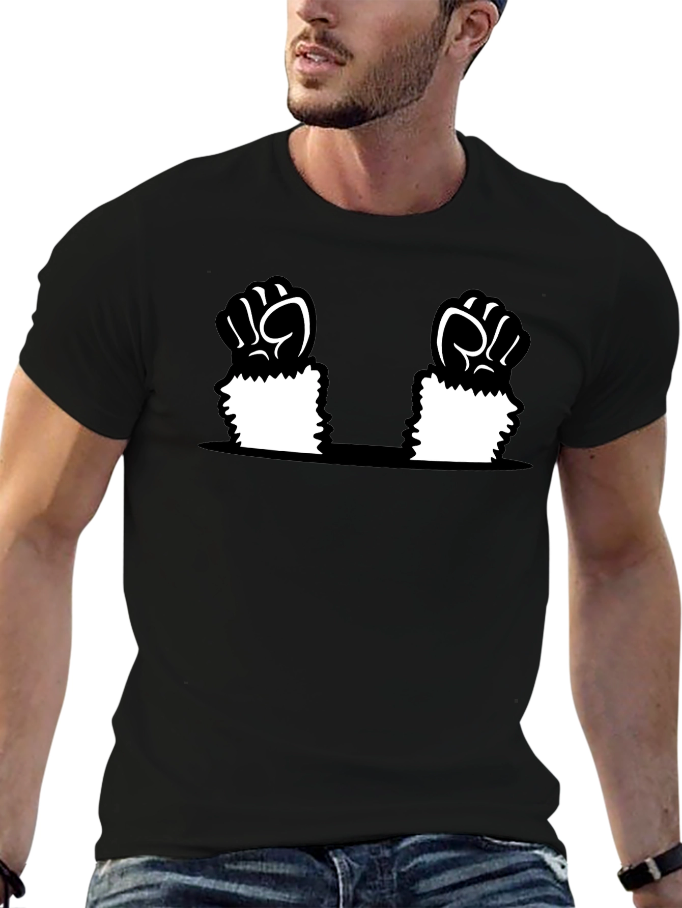 Funny Cartoon Hand T-Shirt
