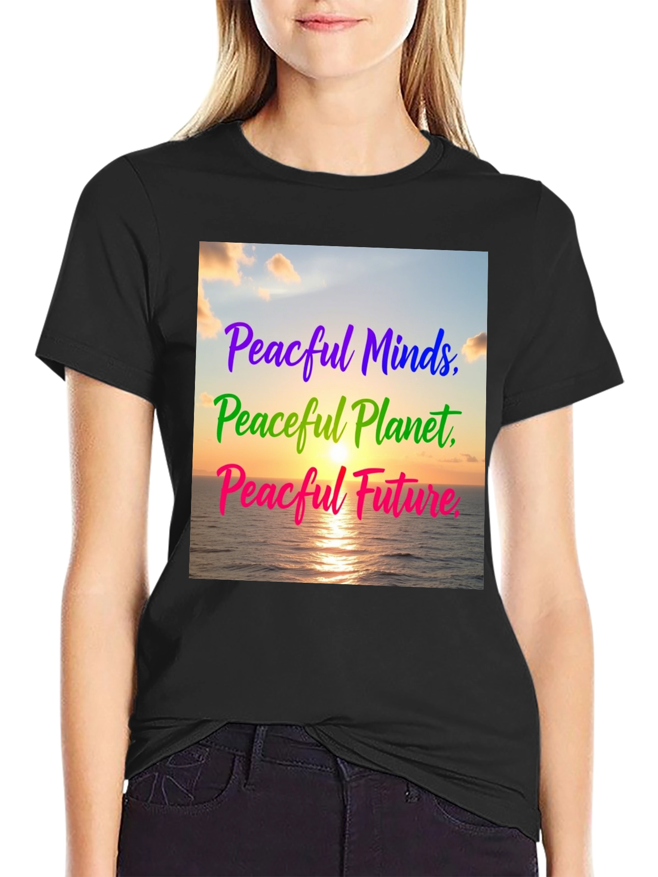 Peaceful Minds T-Shirt: Inspirational Graphic Tee