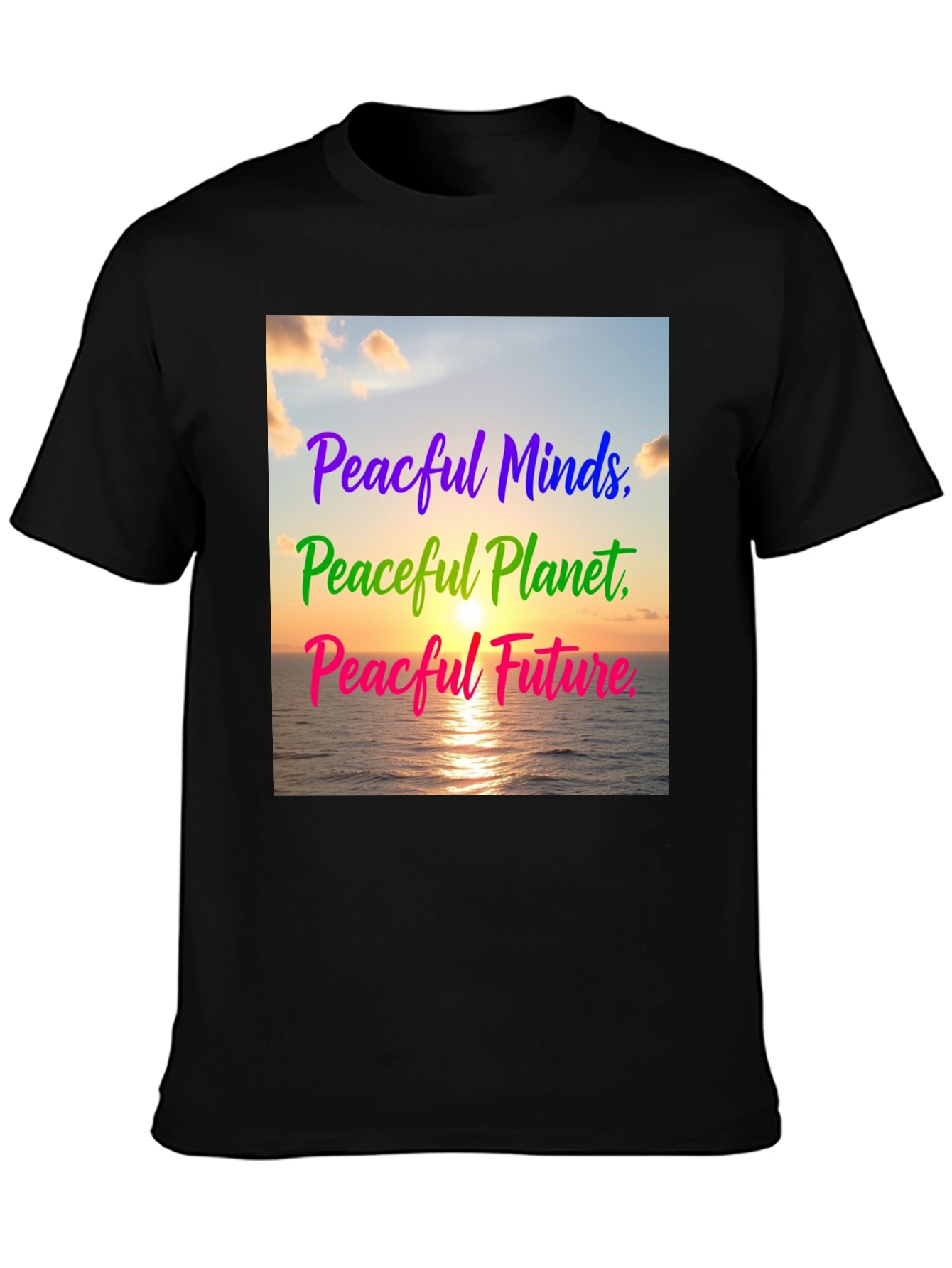 Peaceful Minds T-Shirt: Inspirational Graphic Tee