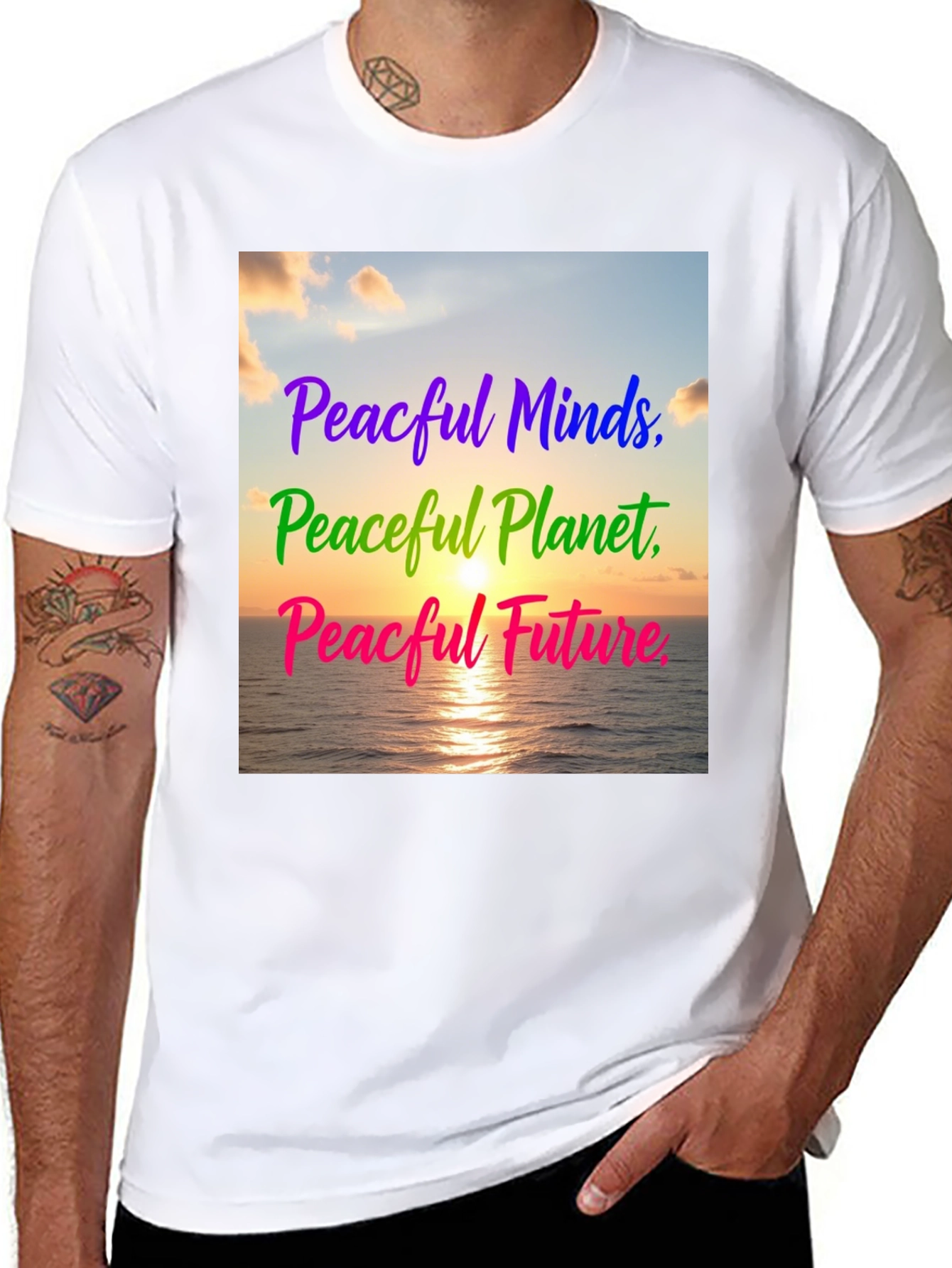 Peaceful Minds T-Shirt: Inspirational Graphic Tee
