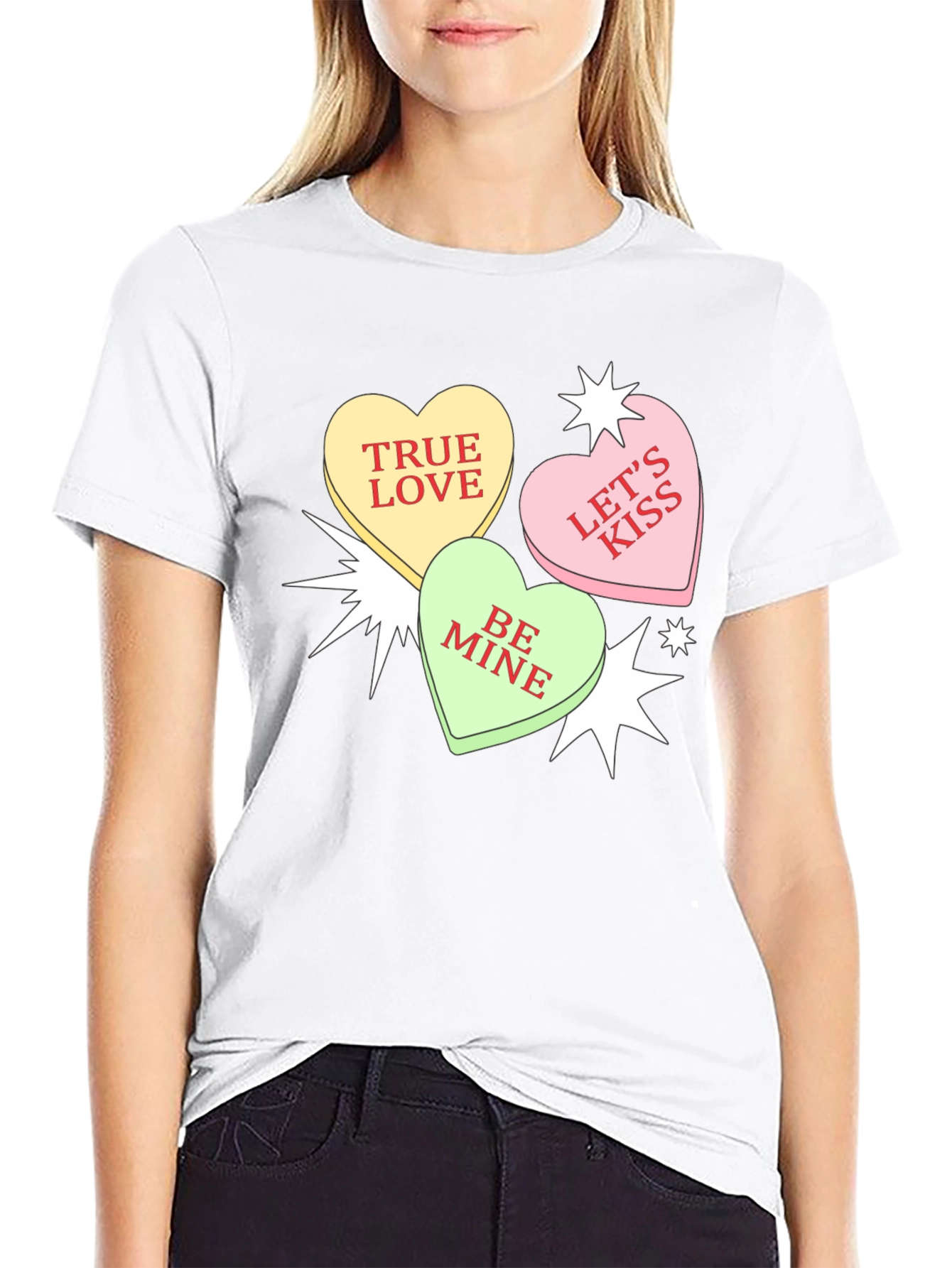 Sweetheart Candy Valentines Day Graphic T-Shirt