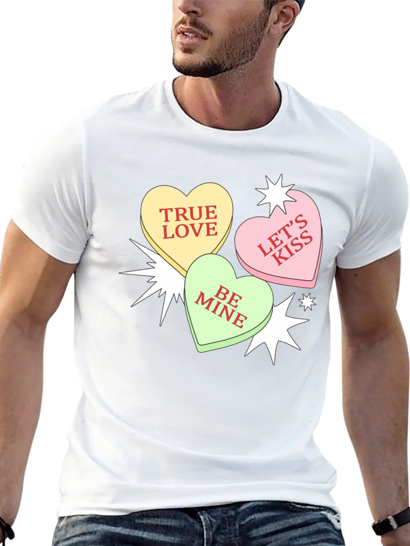 Sweetheart Candy Valentines Day Graphic T-Shirt