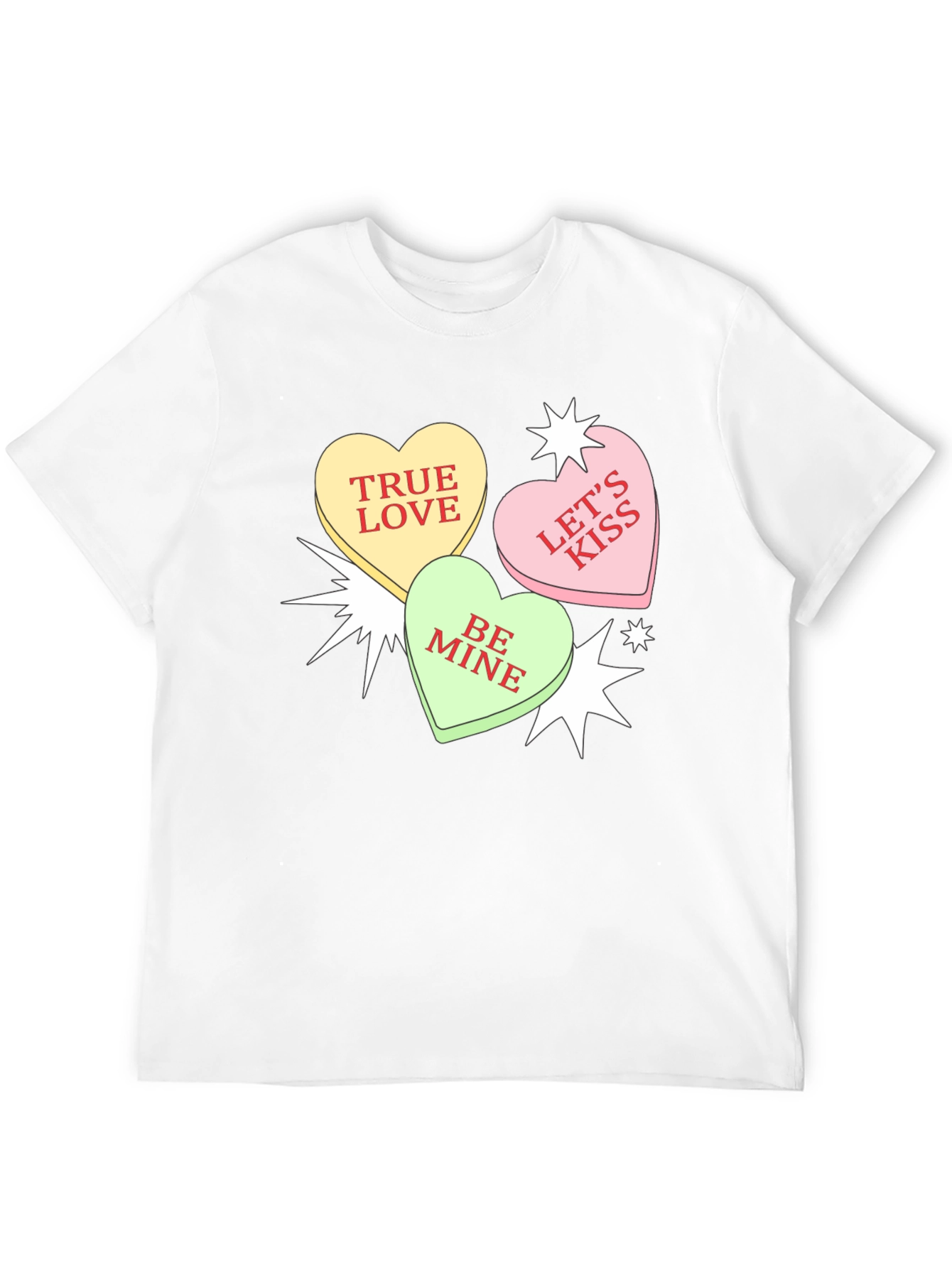 Sweetheart Candy Valentines Day Graphic T-Shirt