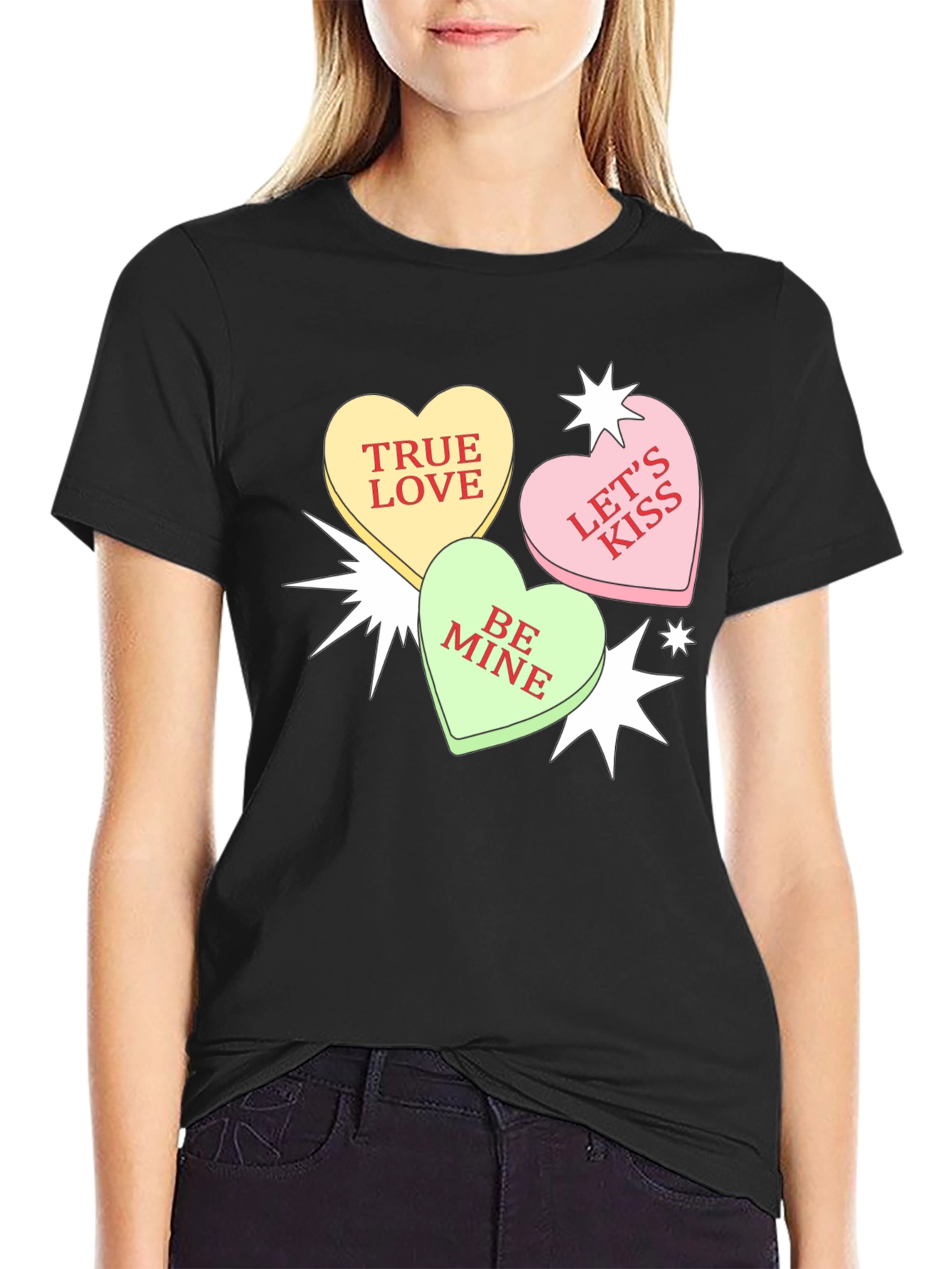 Sweetheart Candy Valentines Day Graphic T-Shirt