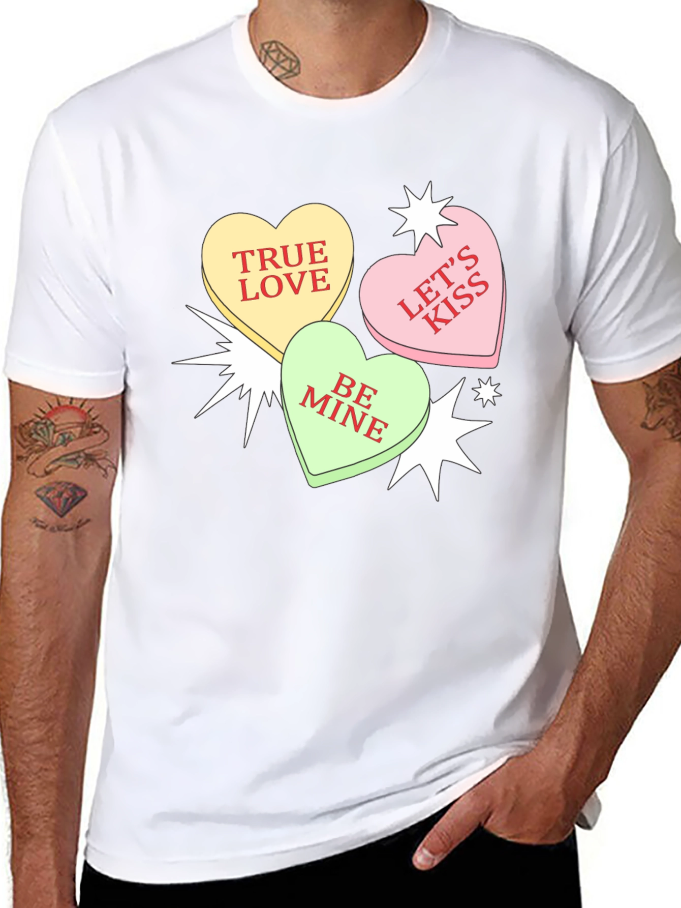 Sweetheart Candy Valentines Day Graphic T-Shirt