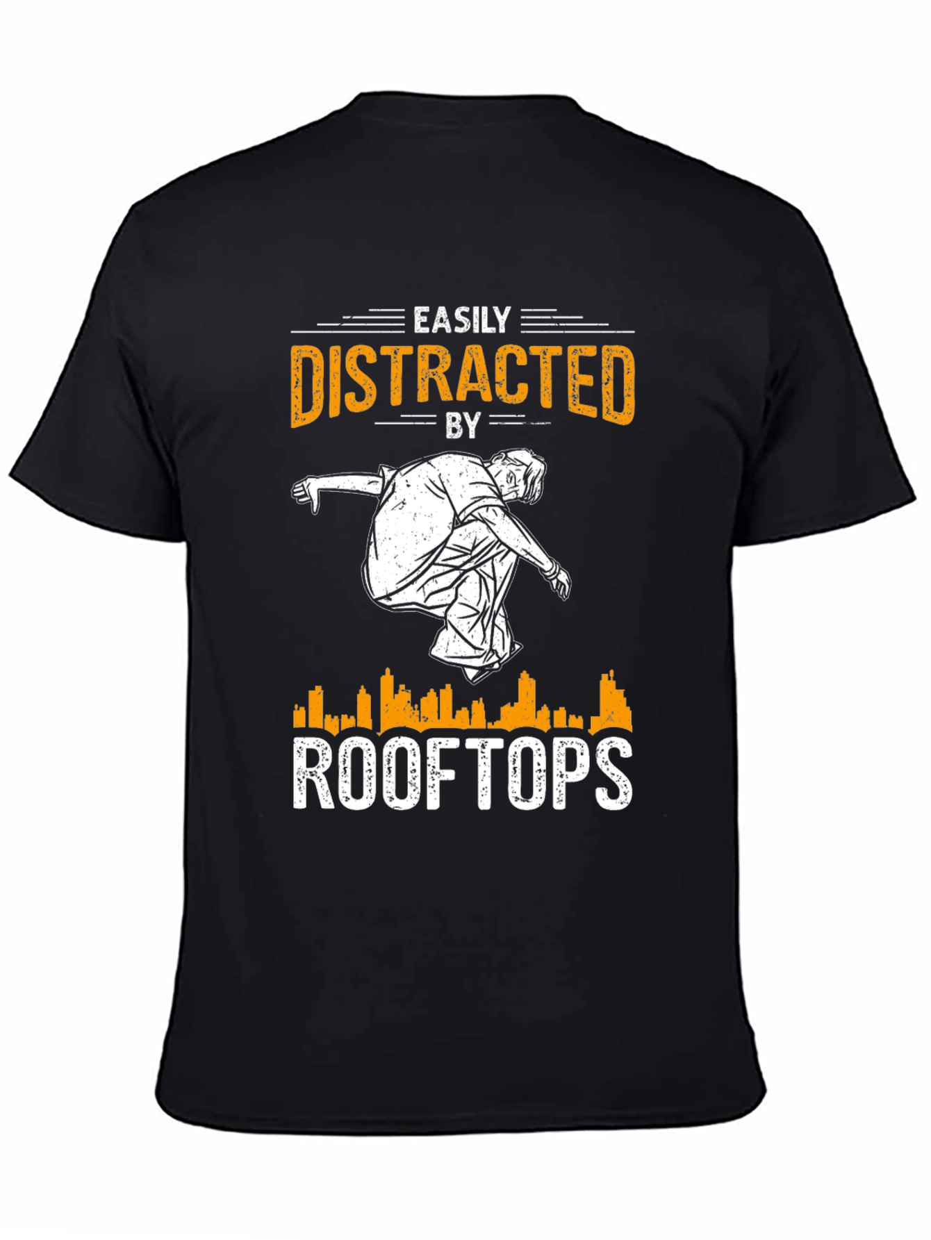 Easily Distracted by Rooftops Graphic Tee