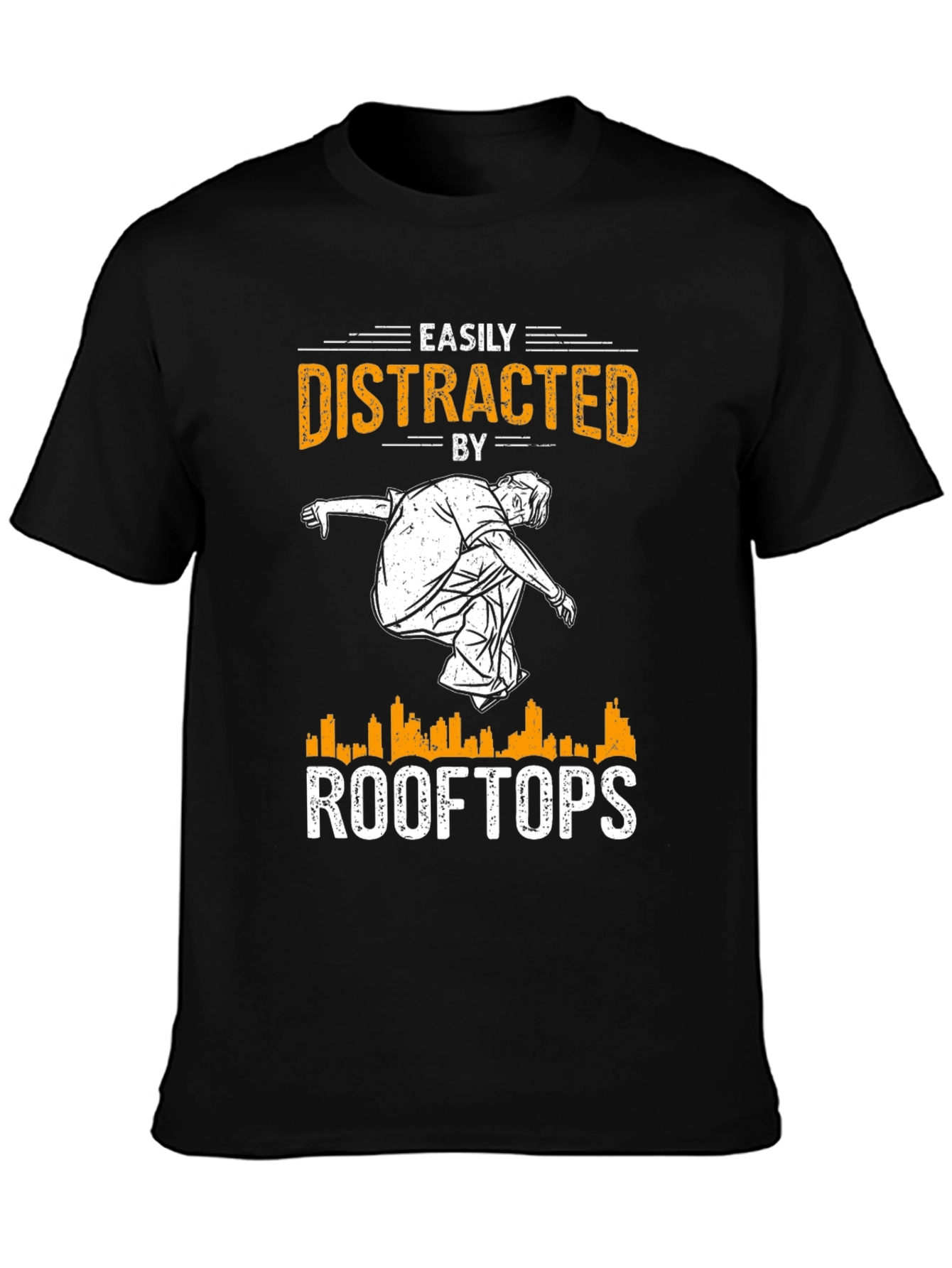 Easily Distracted by Rooftops Graphic Tee