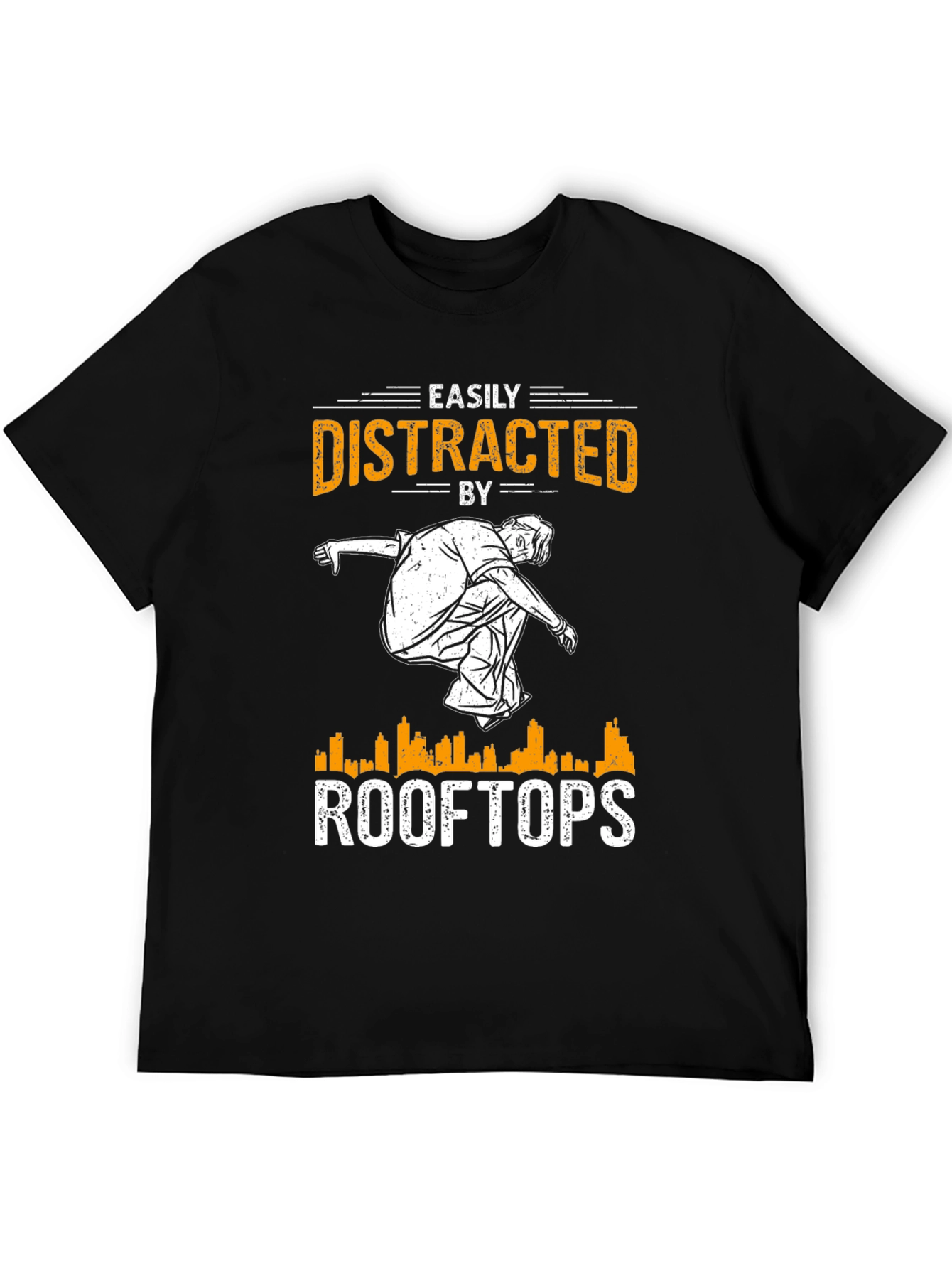 Easily Distracted by Rooftops Graphic Tee