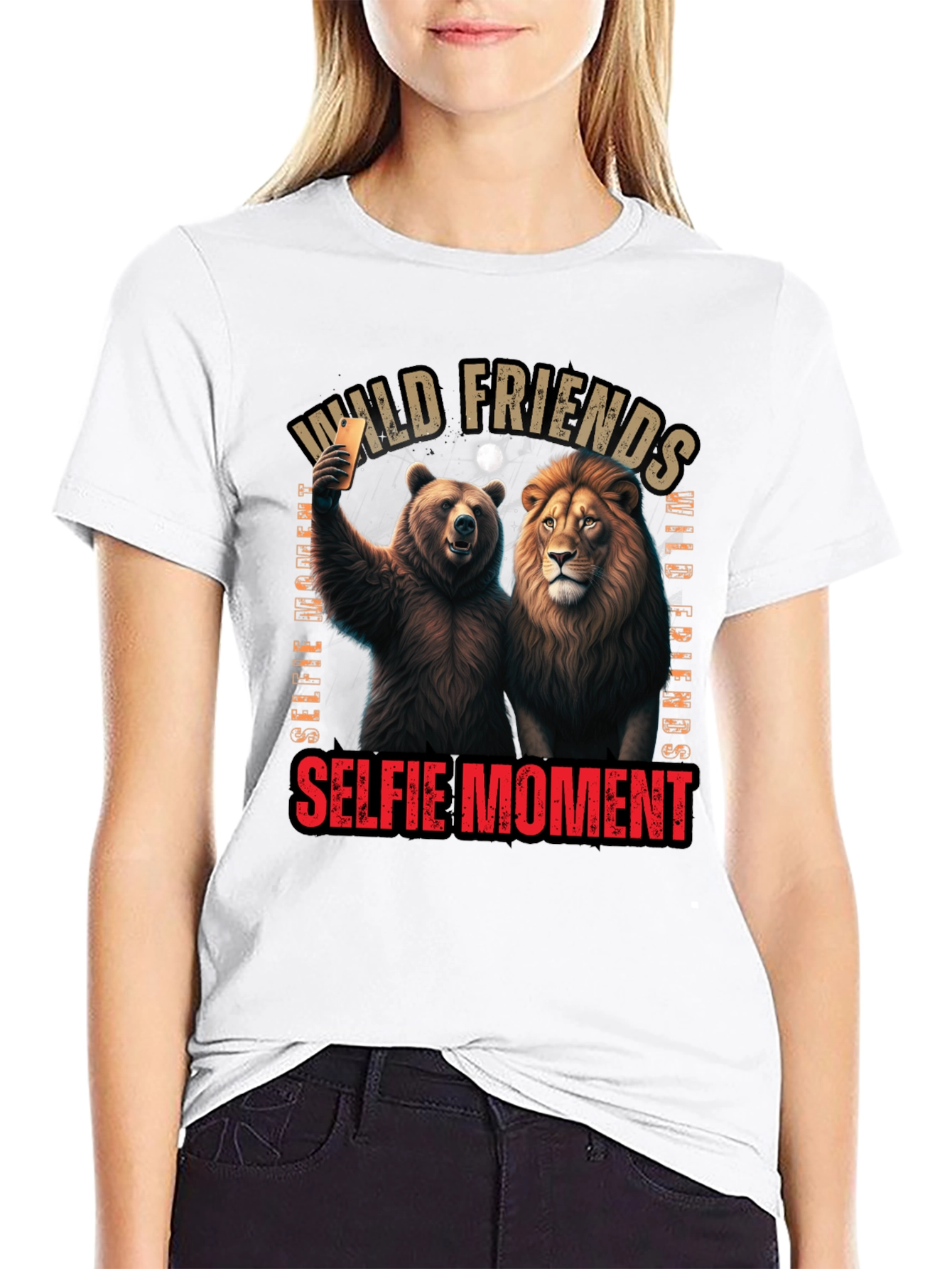 Wild Friends Selfie Graphic Tee