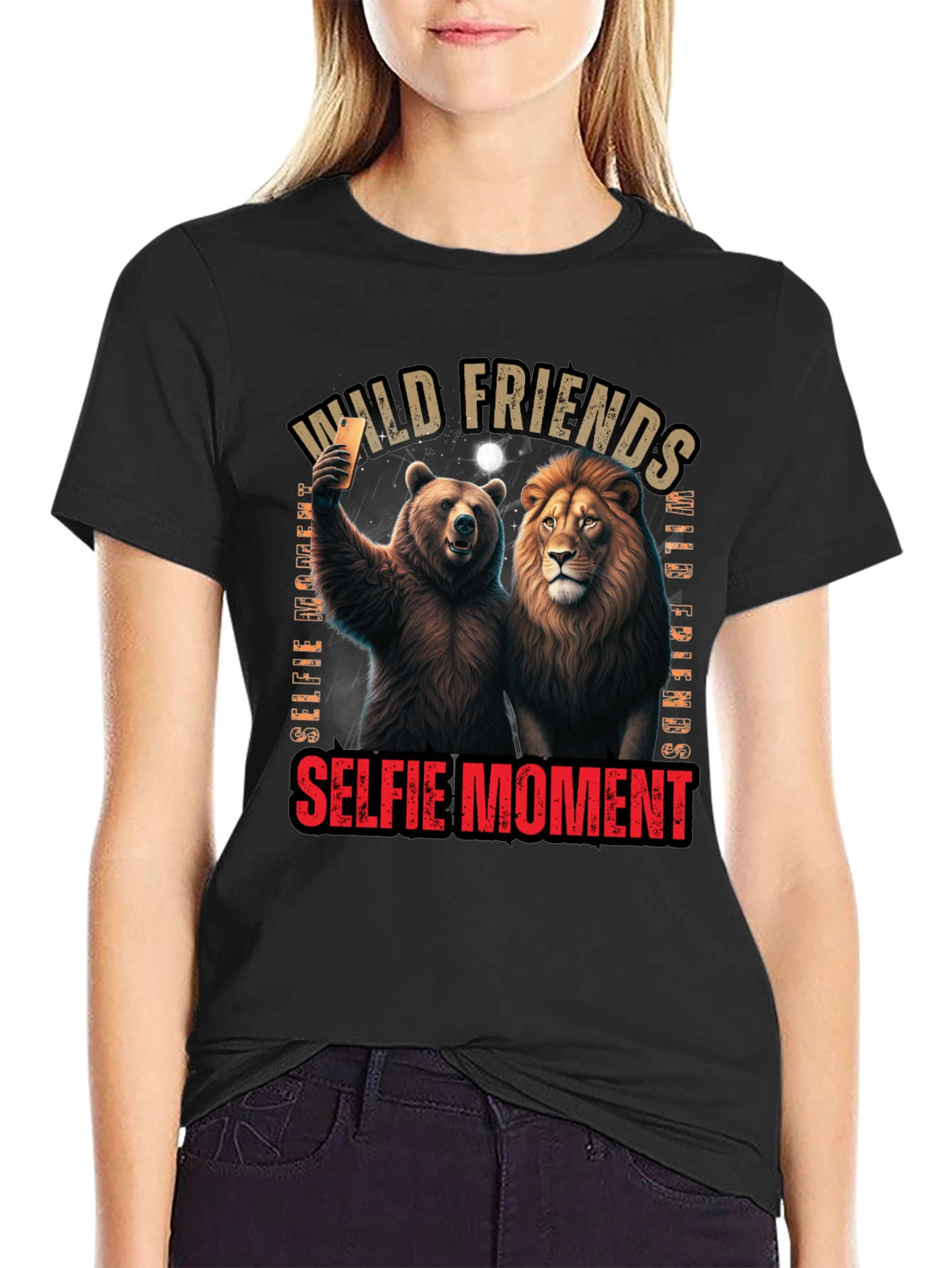 Wild Friends Selfie Graphic Tee