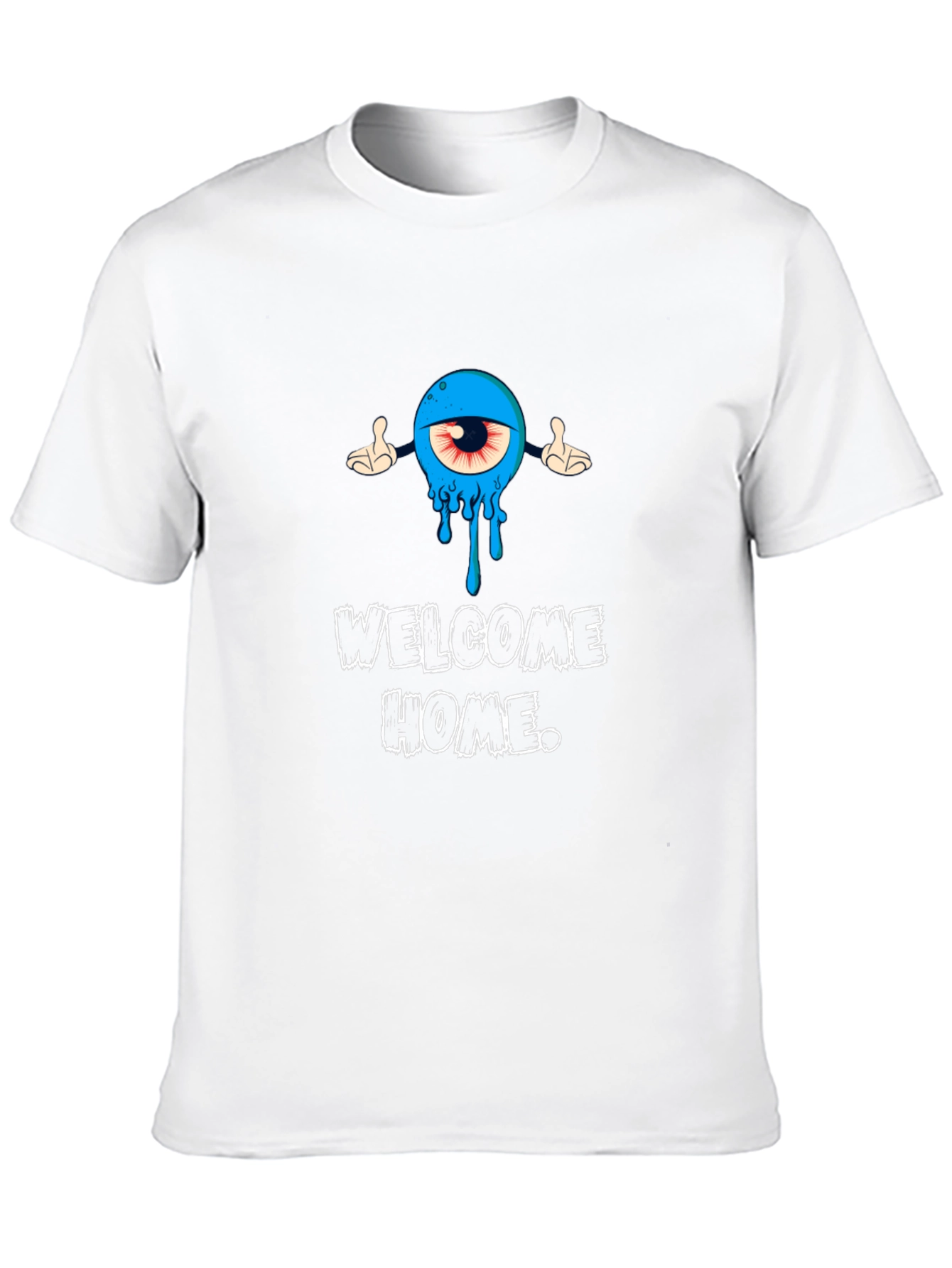 Welcome Home Graphic Black T-Shirt