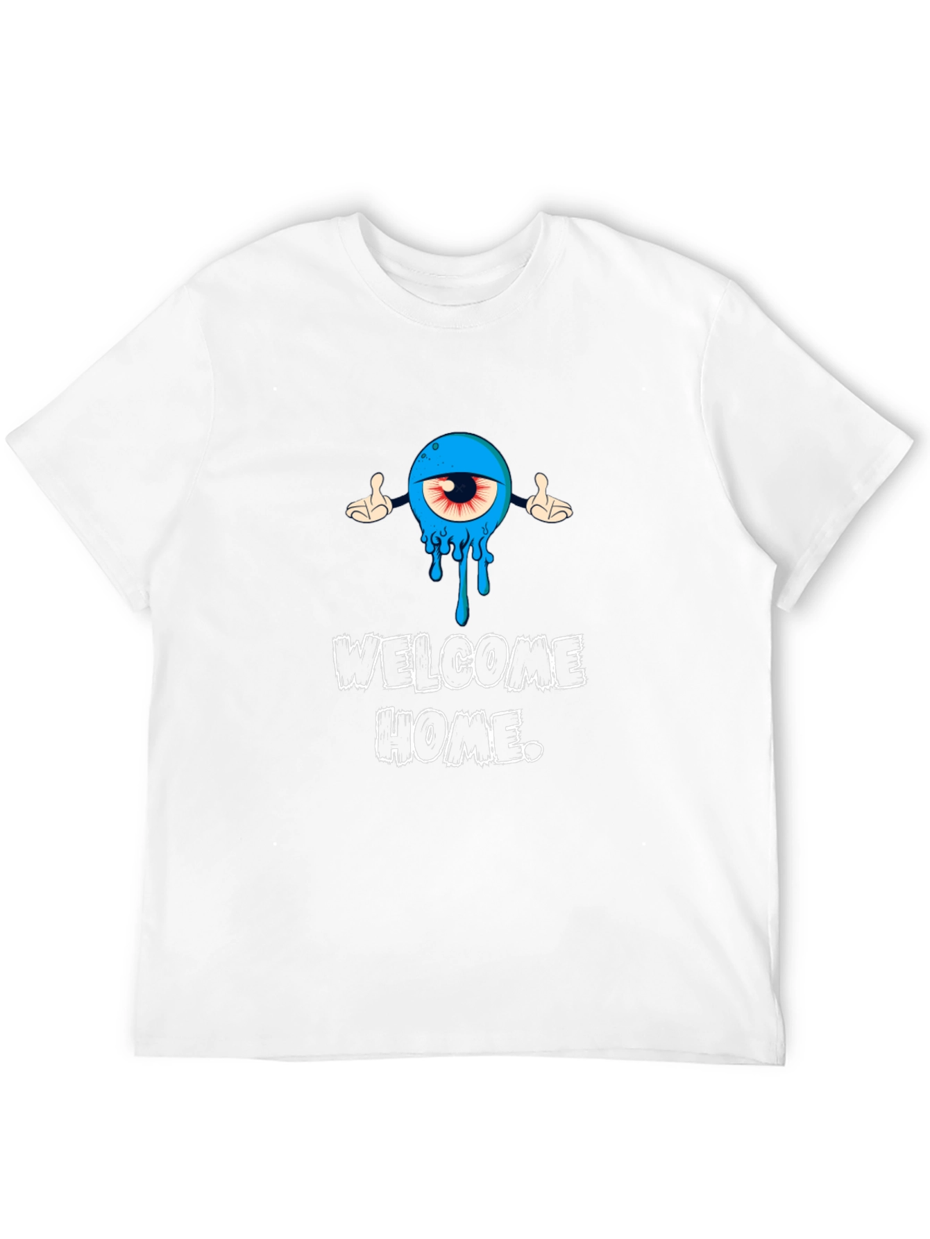Welcome Home Graphic Black T-Shirt