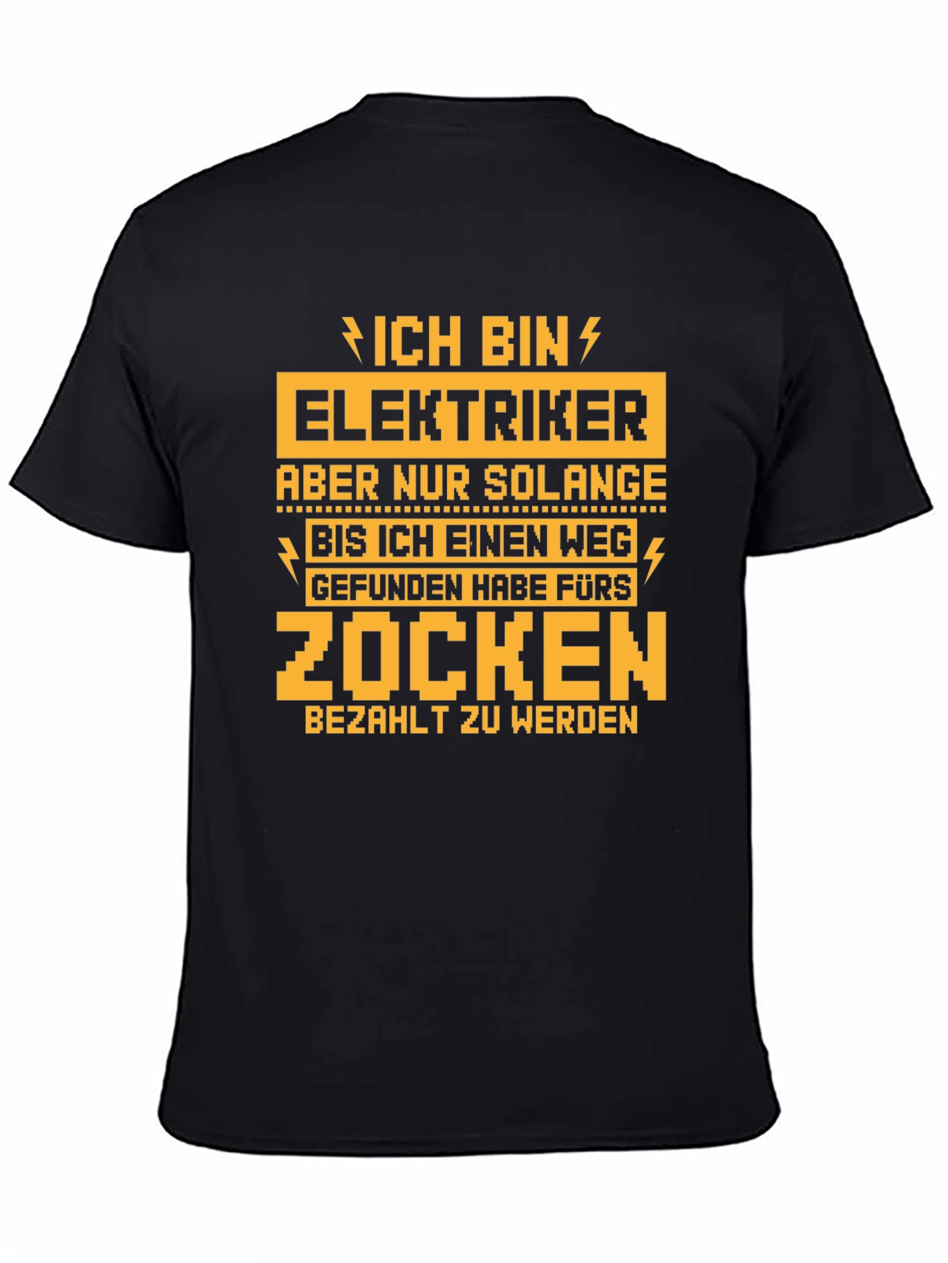 Electrician Gamer T-Shirt - Funny Novelty Tee