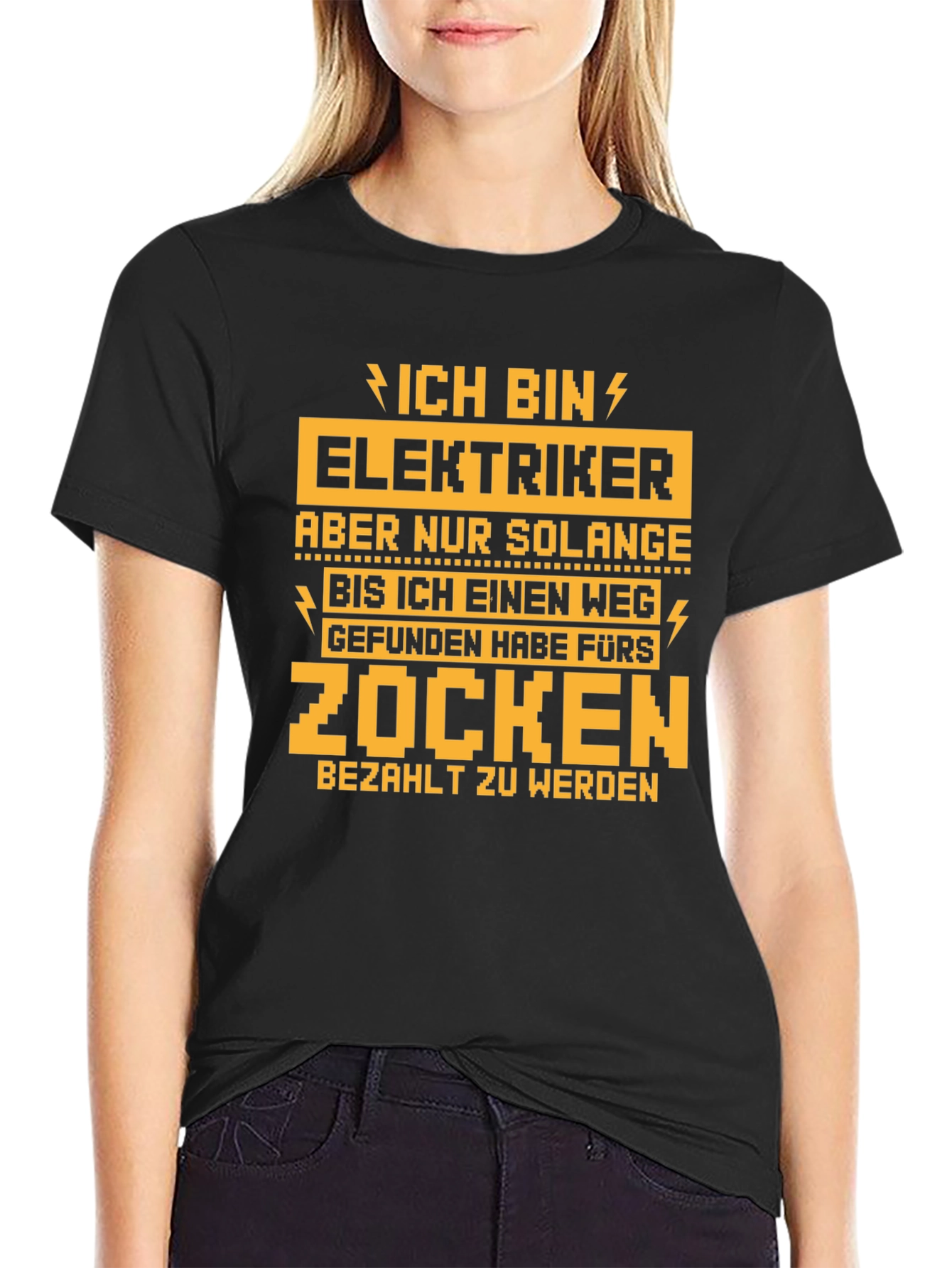 Electrician Gamer T-Shirt - Funny Novelty Tee