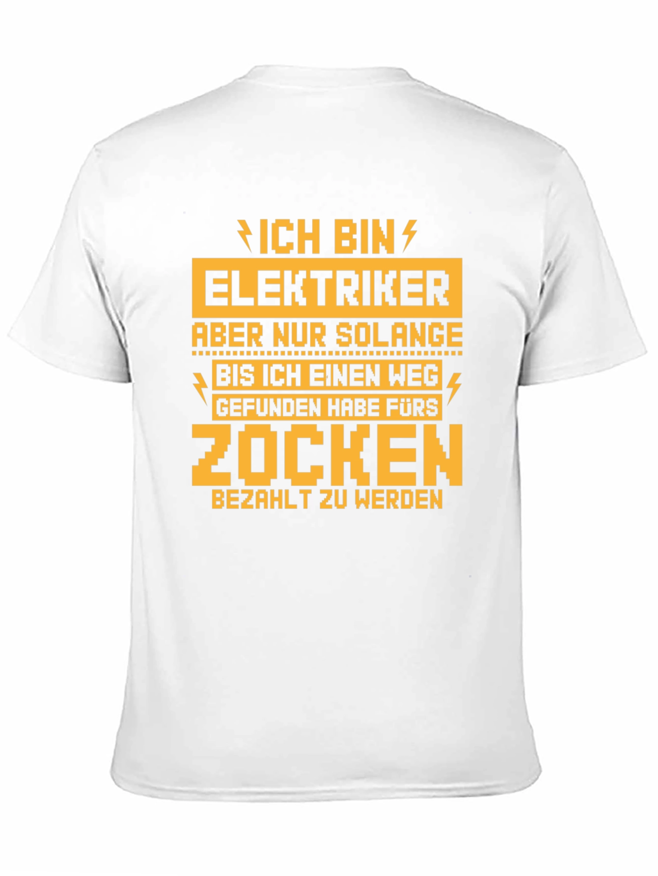 Electrician Gamer T-Shirt - Funny Novelty Tee