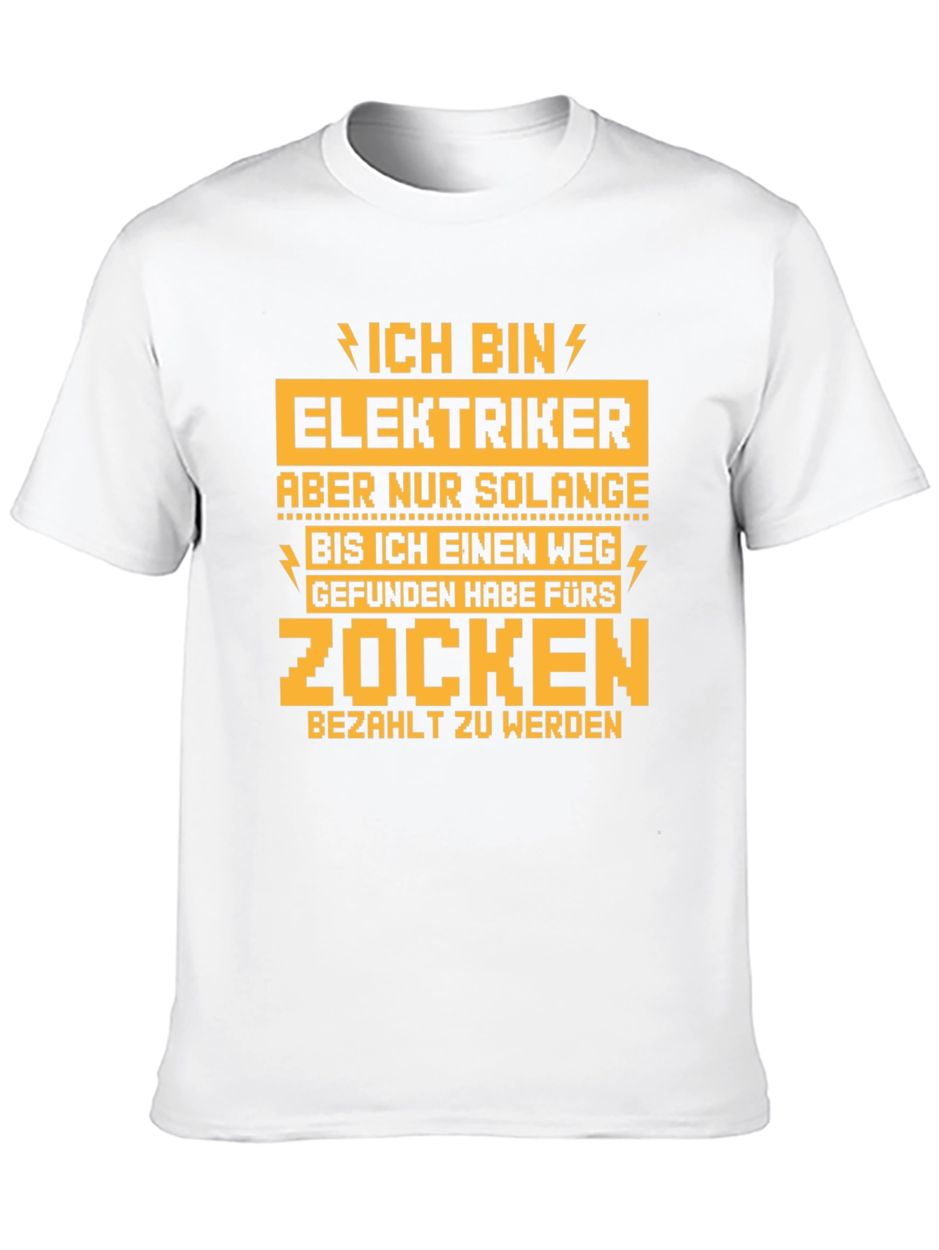Electrician Gamer T-Shirt - Funny Novelty Tee
