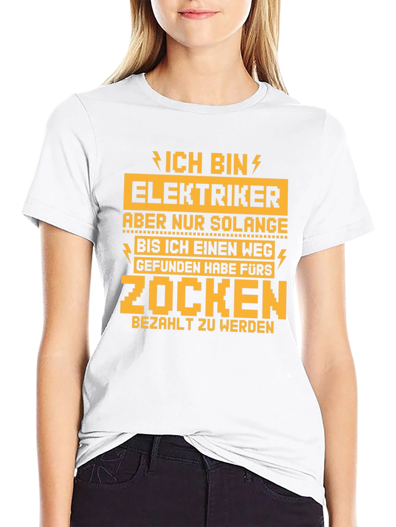 Electrician Gamer T-Shirt - Funny Novelty Tee