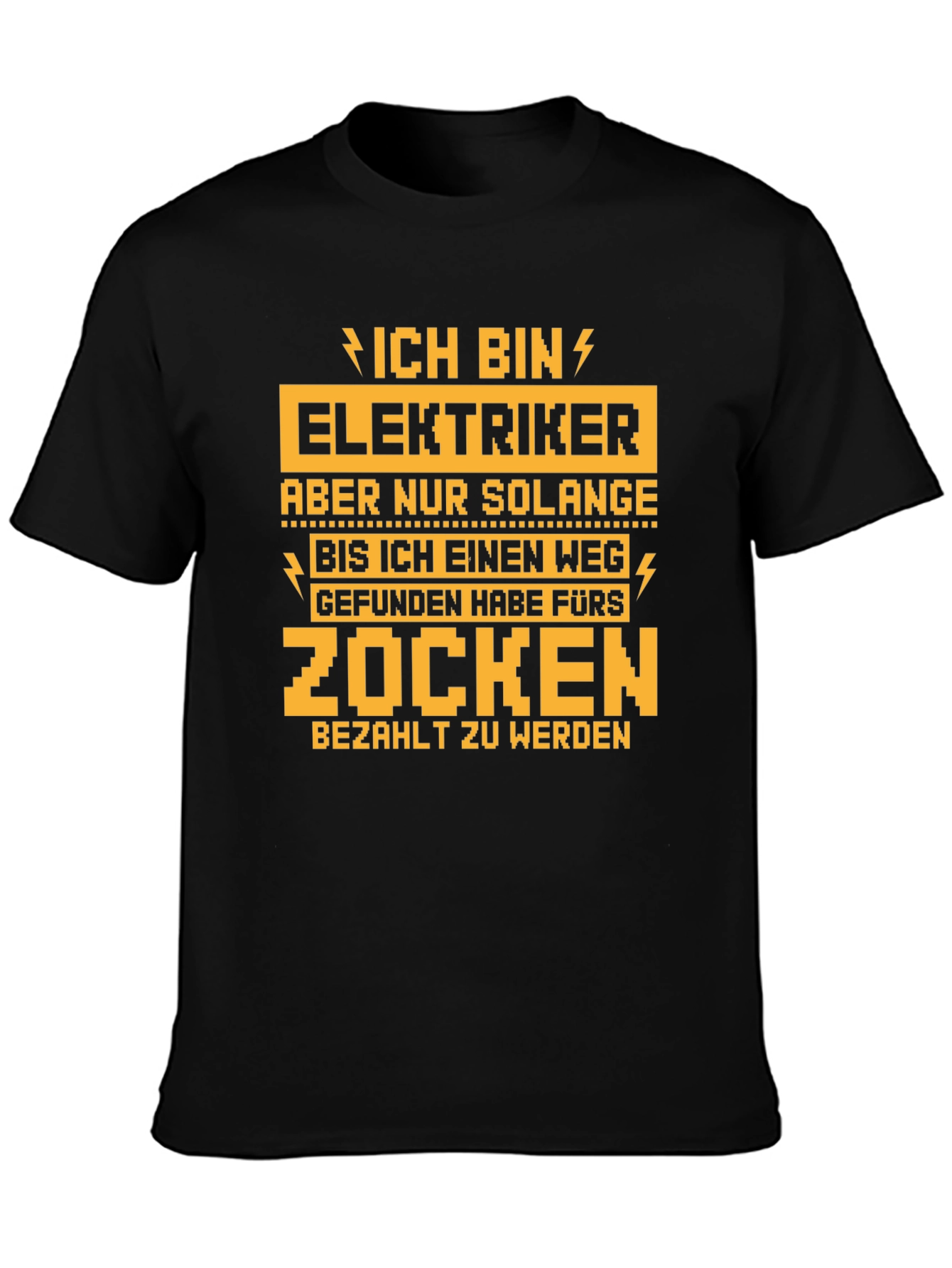 Electrician Gamer T-Shirt - Funny Novelty Tee