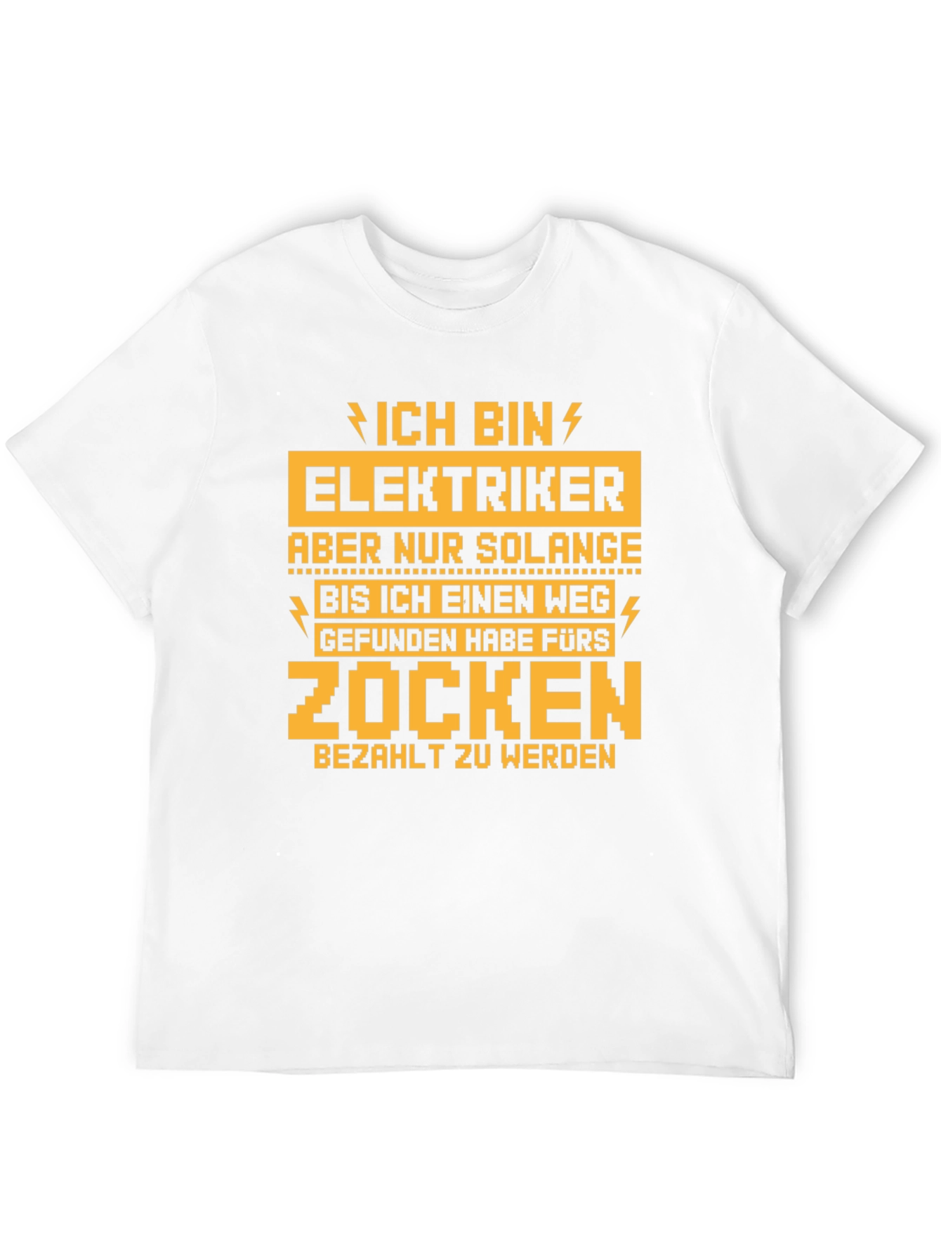 Electrician Gamer T-Shirt - Funny Novelty Tee
