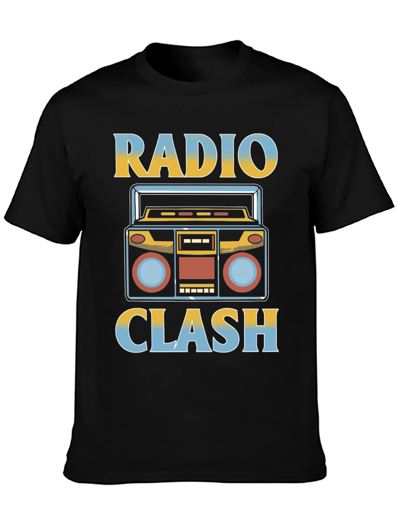 Radio Clash Retro Graphic Tee