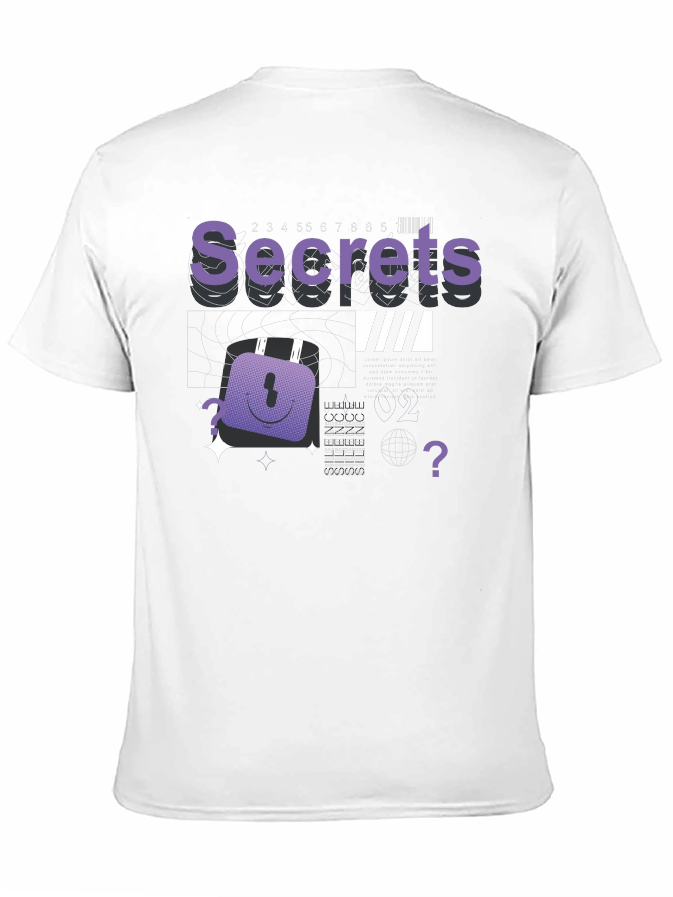 Secrets Graphic Print Black T-Shirt