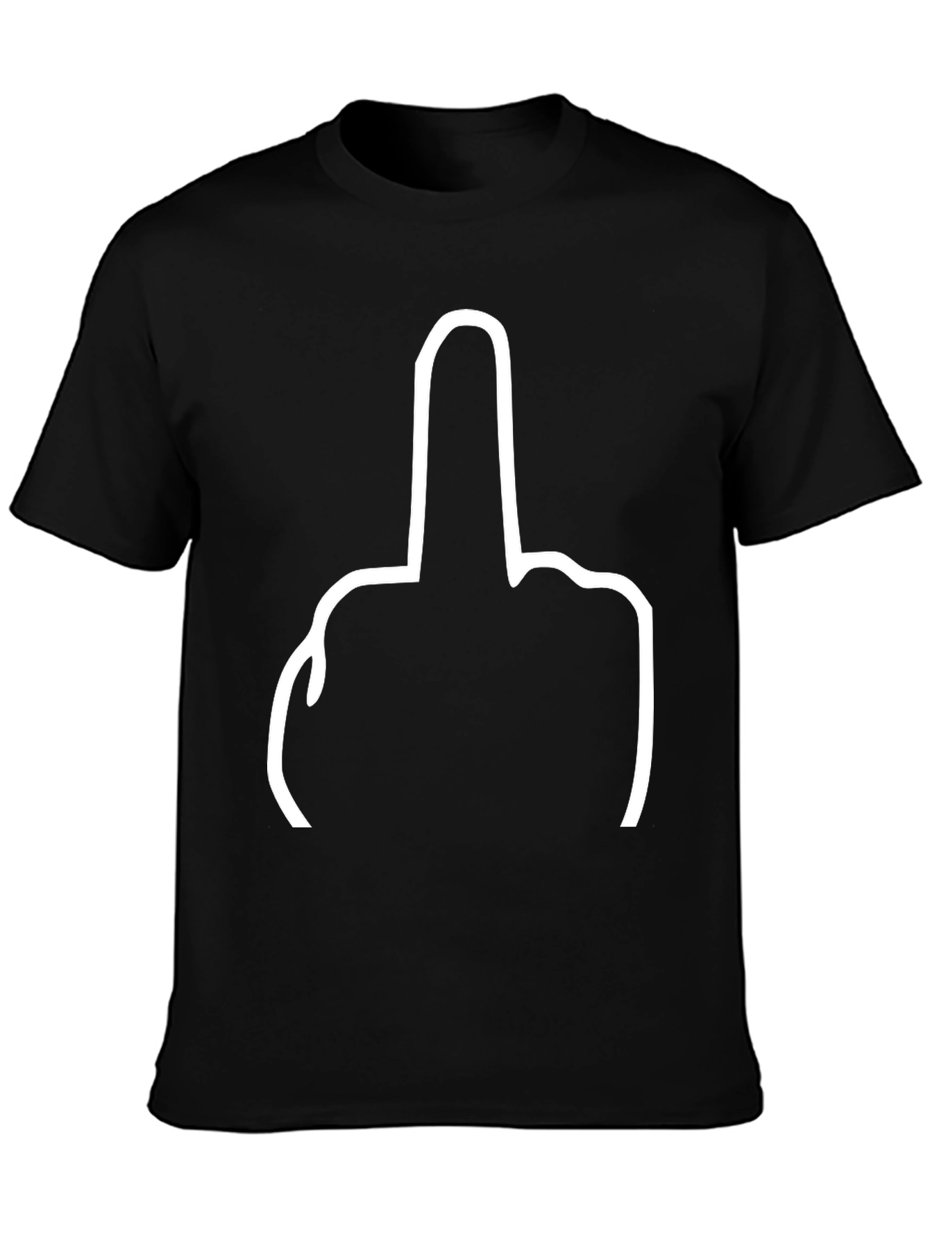 Bold Graphic Tee - Middle Finger