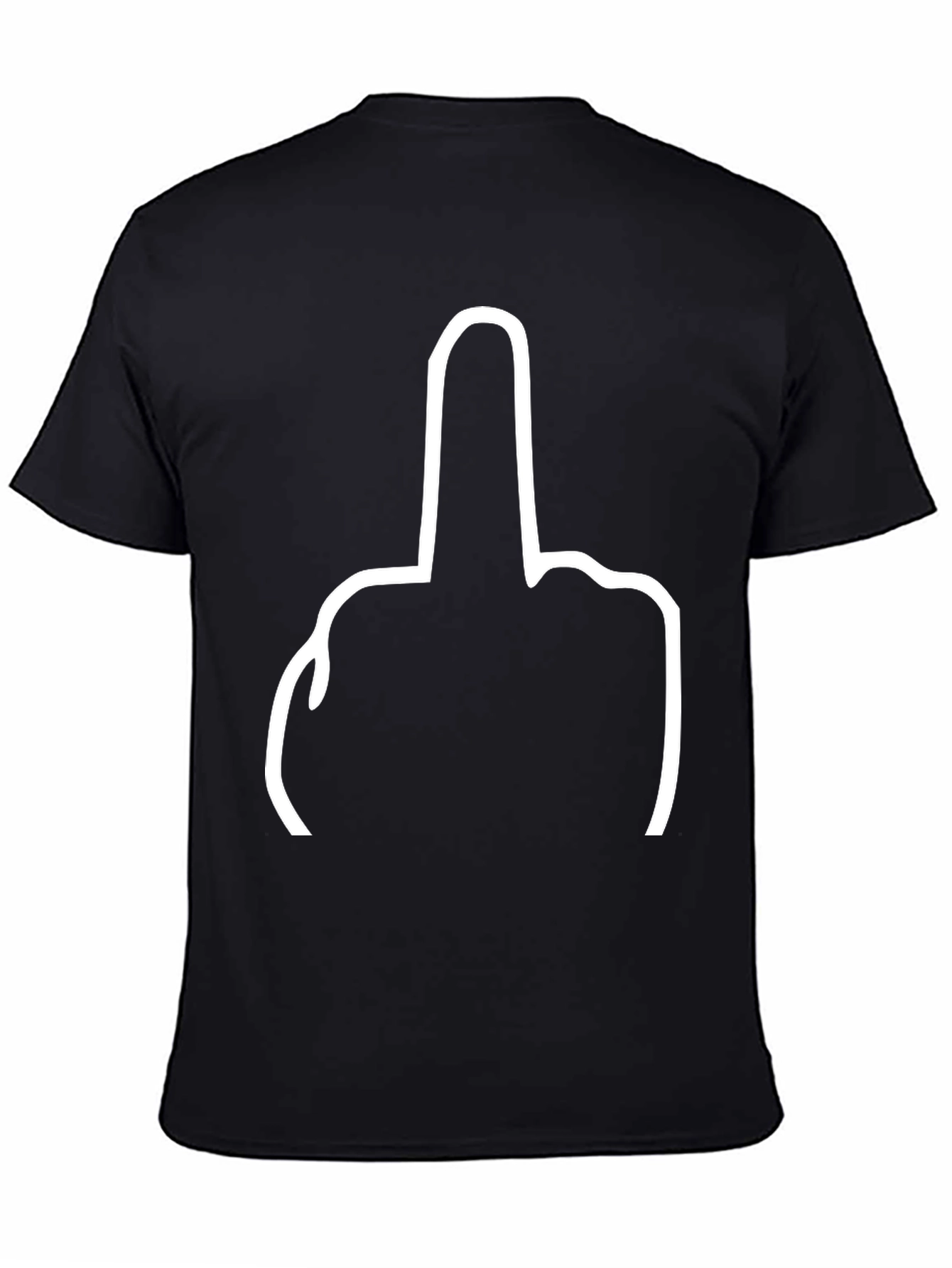 Bold Graphic Tee - Middle Finger