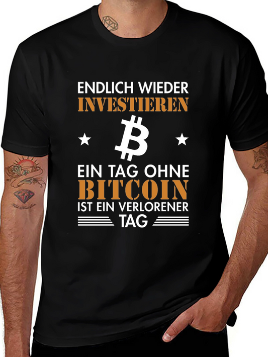 Bitcoin Investment T-Shirt - Endlich Wieder Investieren