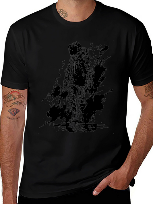 Astronaut Graphic T-Shirt - Dark Design
