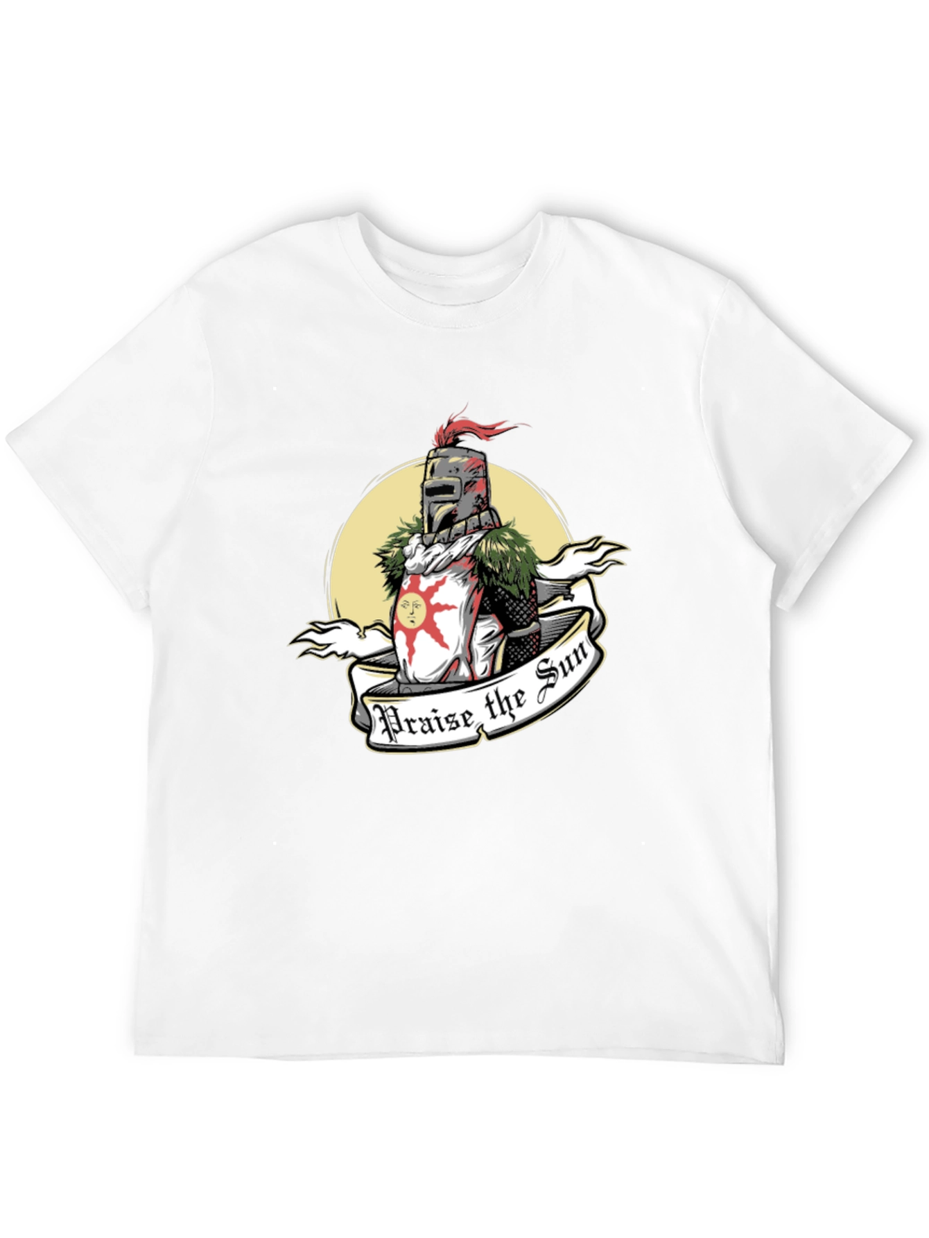 Praise the Sun Knight T-Shirt - Dark Souls Inspired