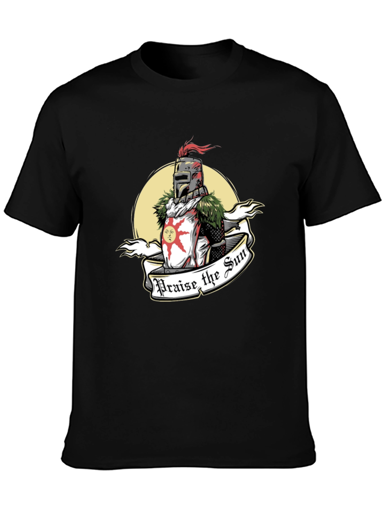 Praise the Sun Knight T-Shirt - Dark Souls Inspired