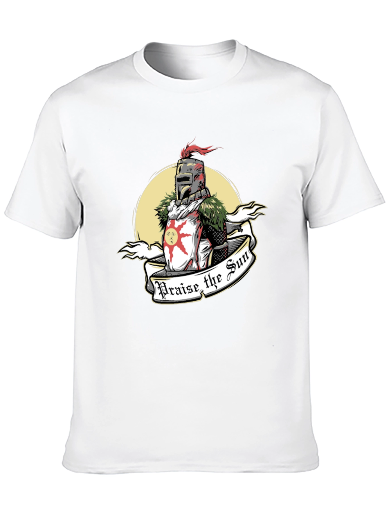 Praise the Sun Knight T-Shirt - Dark Souls Inspired