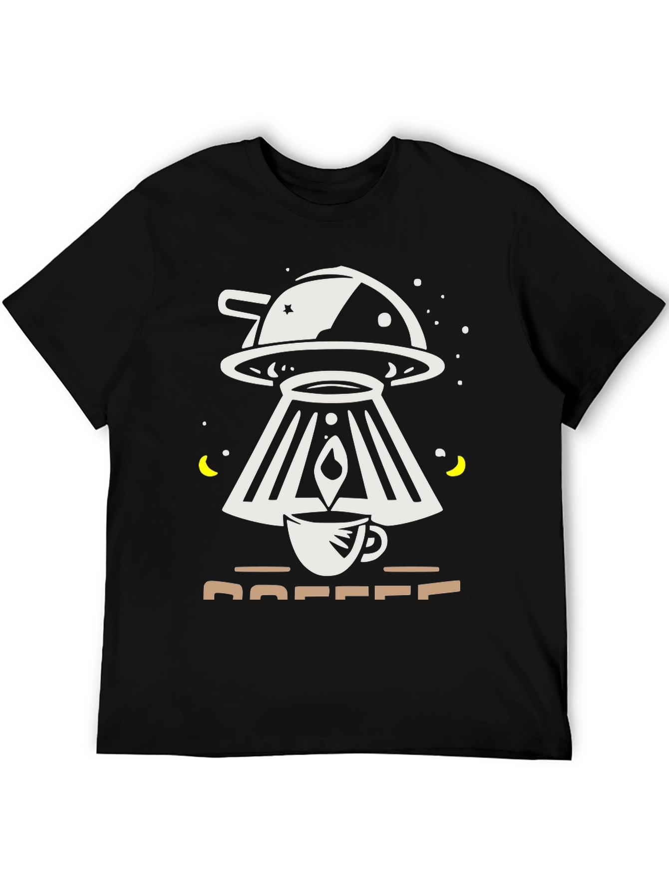 UFO Coffee T-Shirt - Unique Graphic Tee