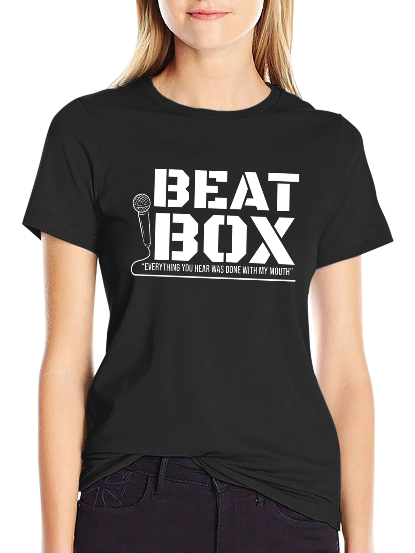 Beat Box Graphic Tee - Mouth Sounds T-Shirt