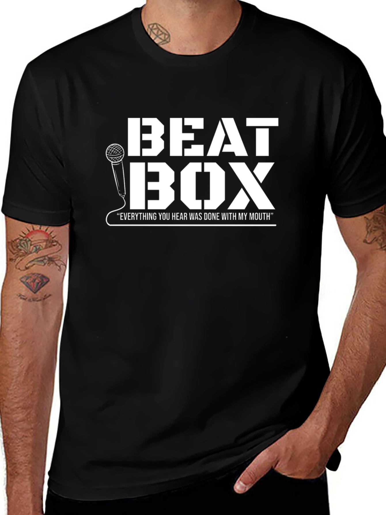 Beat Box Graphic Tee - Mouth Sounds T-Shirt